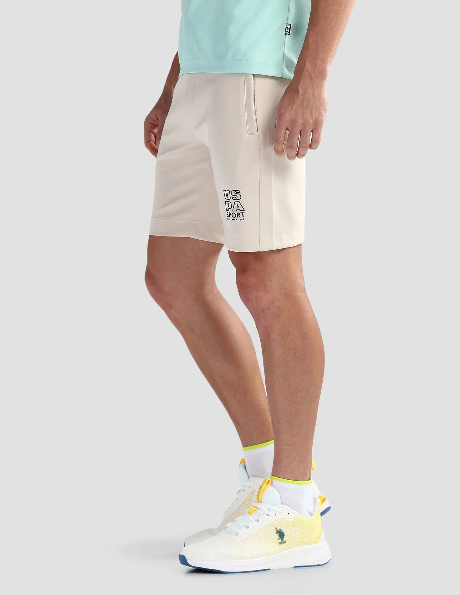Solid Slim Fit Active Shorts - Image 5