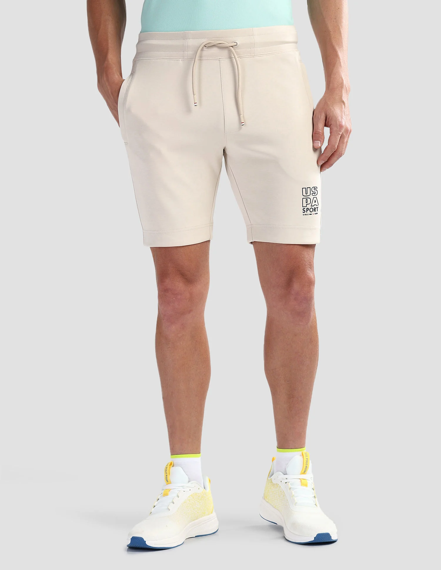 Solid Slim Fit Active Shorts - Image 7