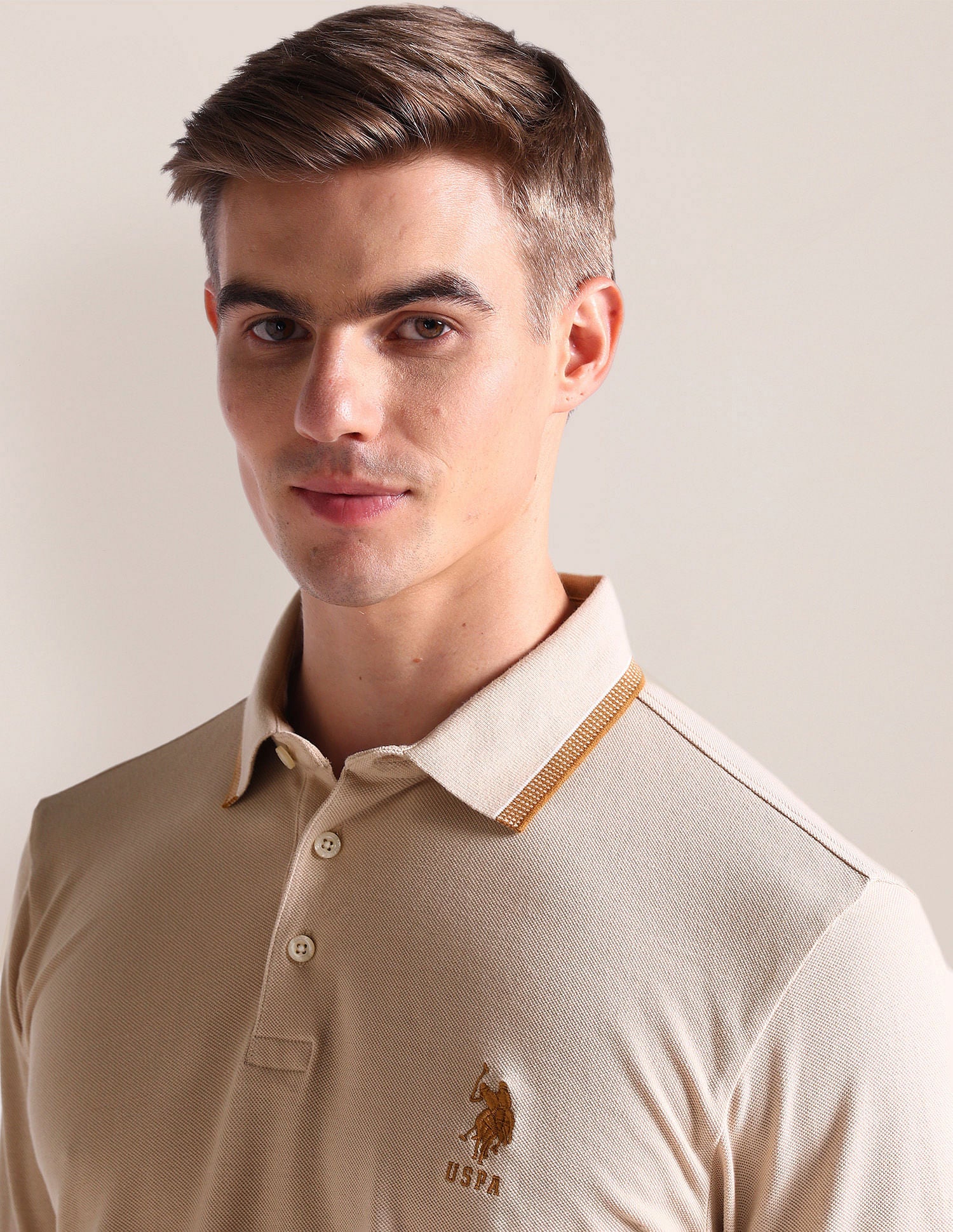 Solid Slim Fit Polo Shirt - Image 7