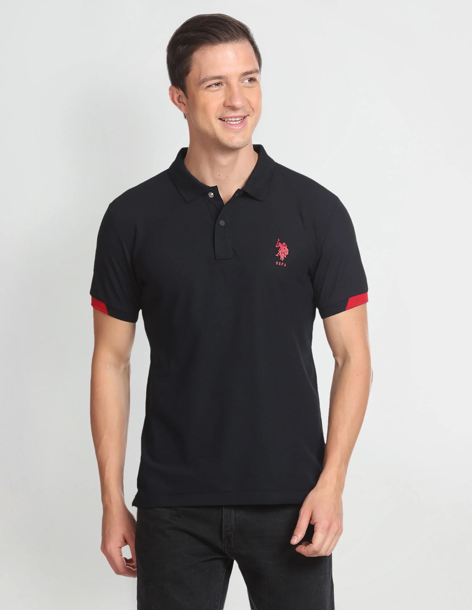 Solid Slim Fit Polo Shirt