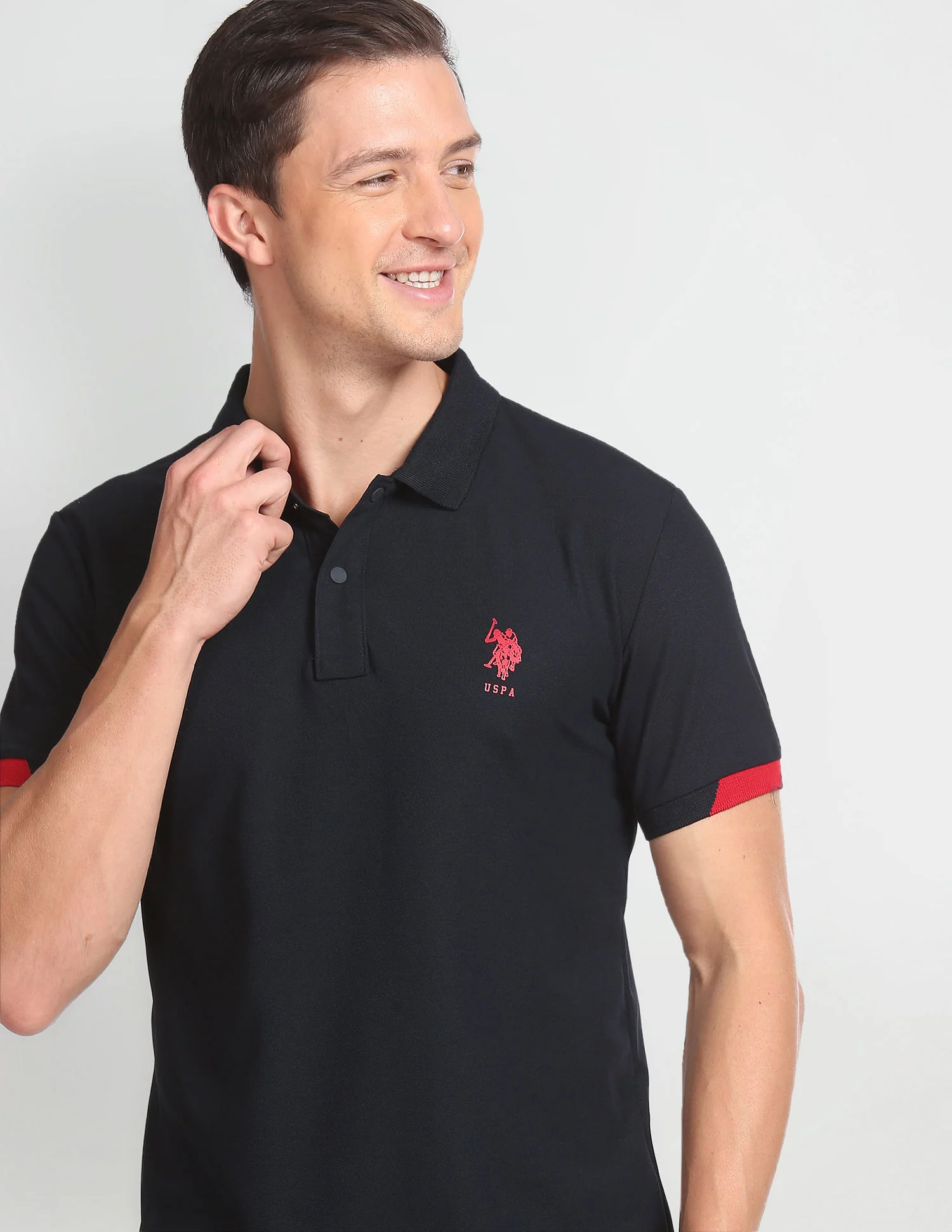 Solid Slim Fit Polo Shirt - Image 6