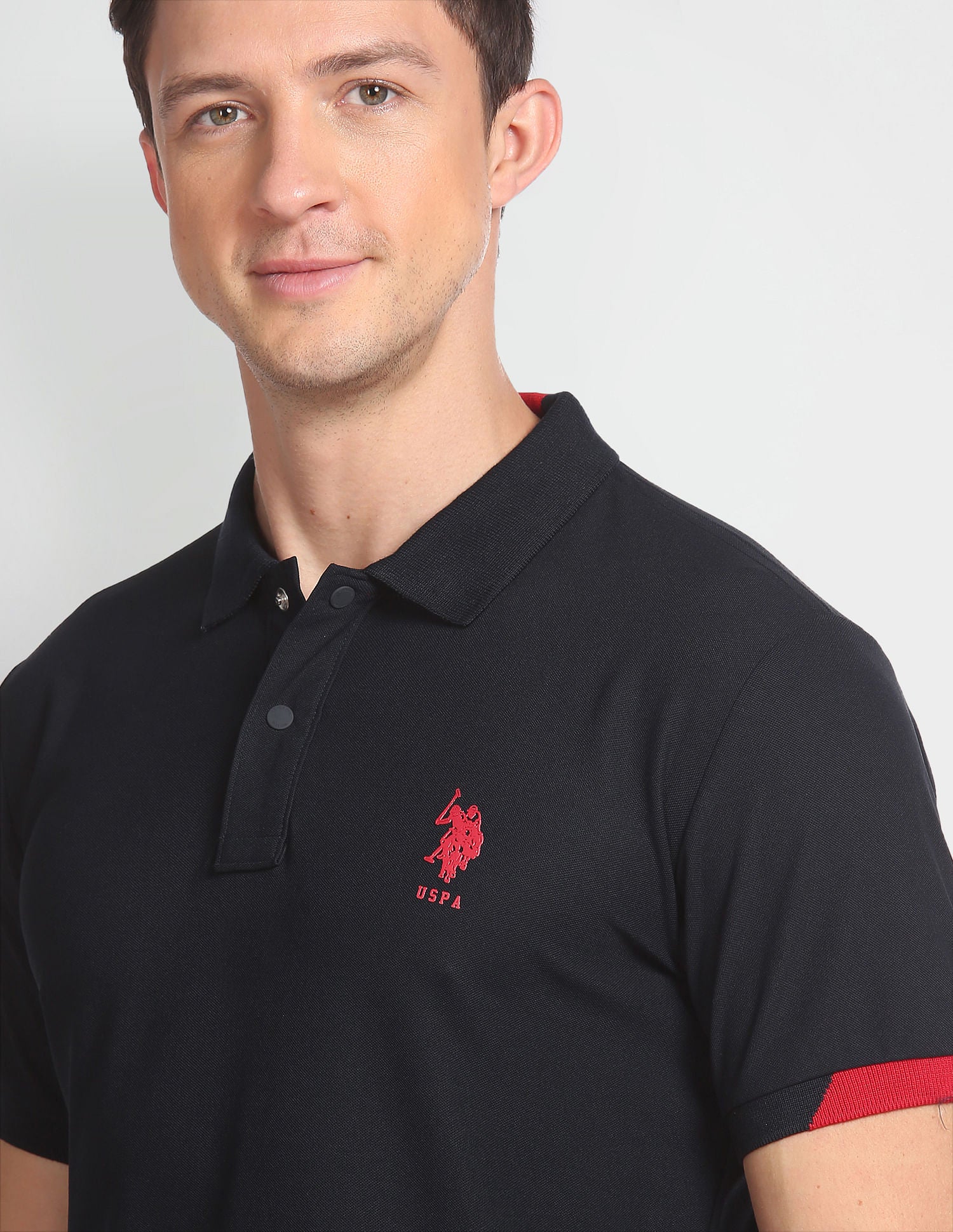 Solid Slim Fit Polo Shirt - Image 7