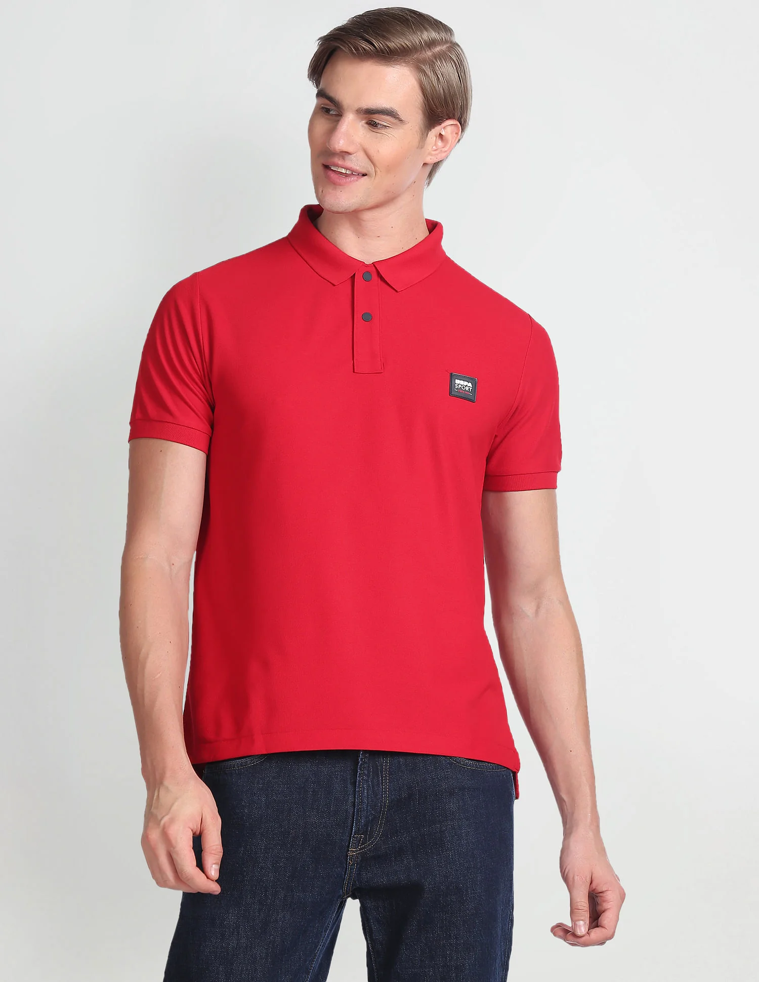 Solid Slim Fit Polo Shirt - Image 6