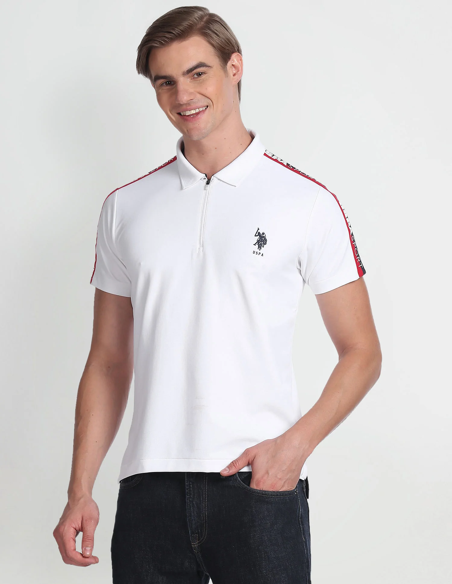 Solid Slim Fit Polo Shirt