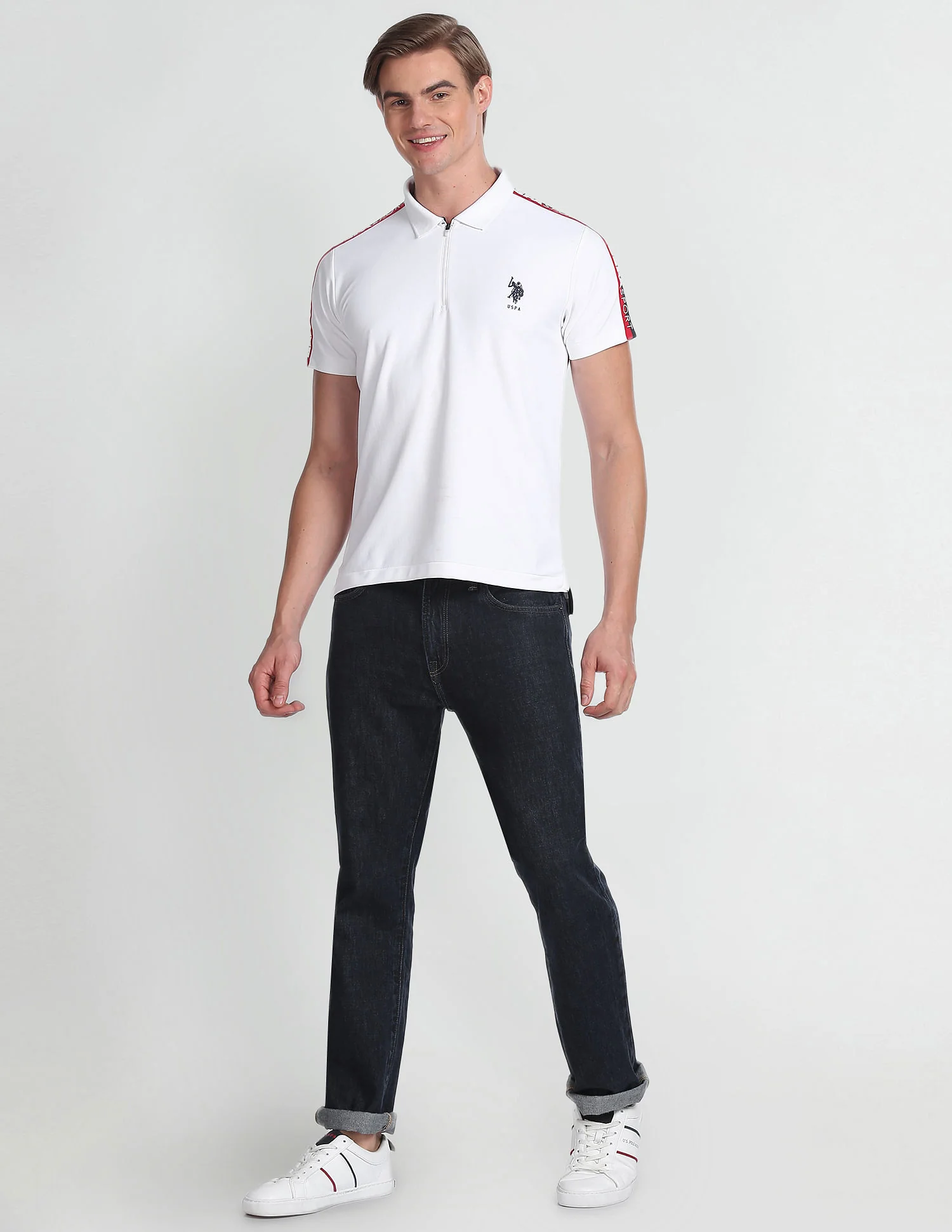 Solid Slim Fit Polo Shirt - Image 3