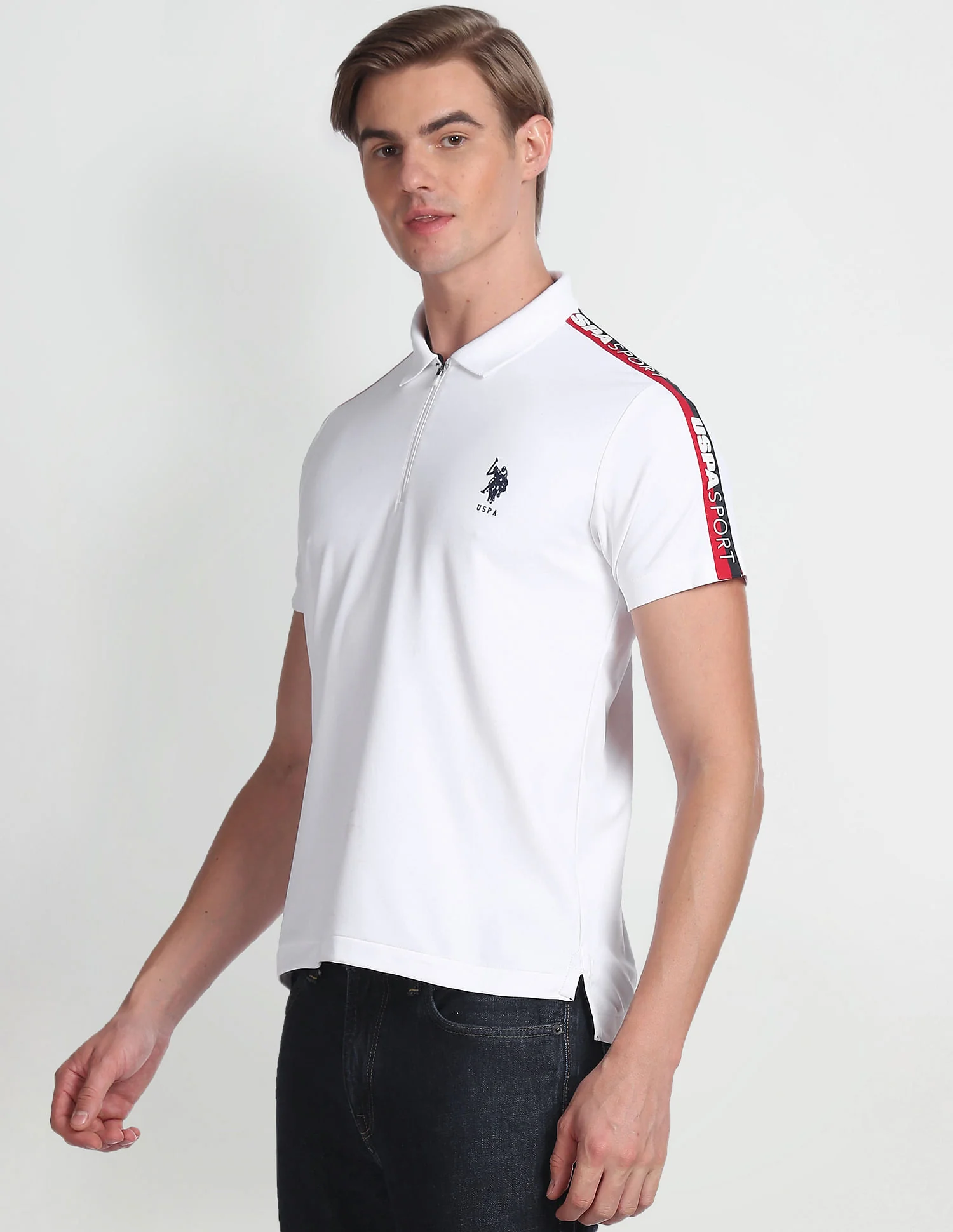 Solid Slim Fit Polo Shirt - Image 4