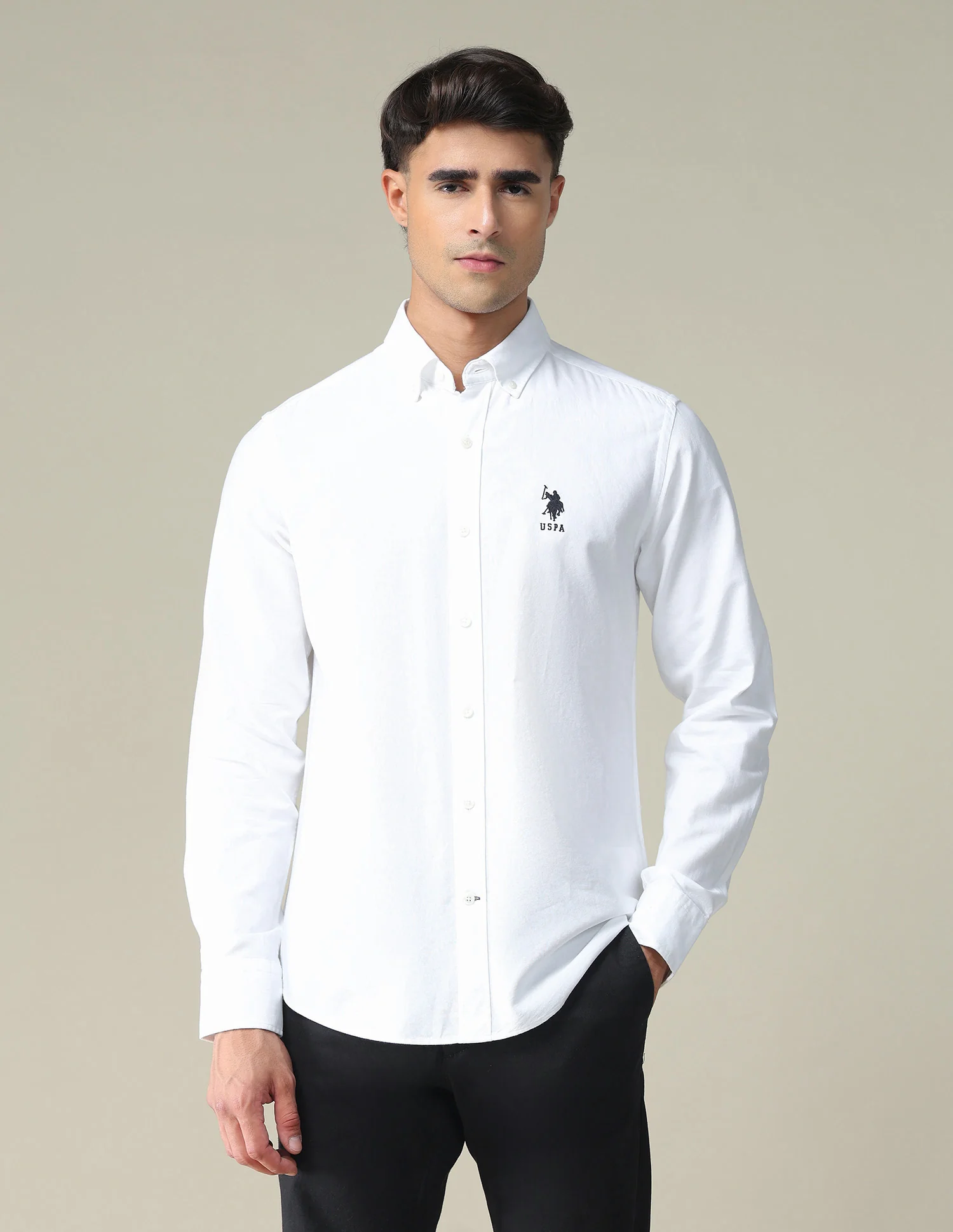 Solid Slim Fit Formal Shirt - Image 6