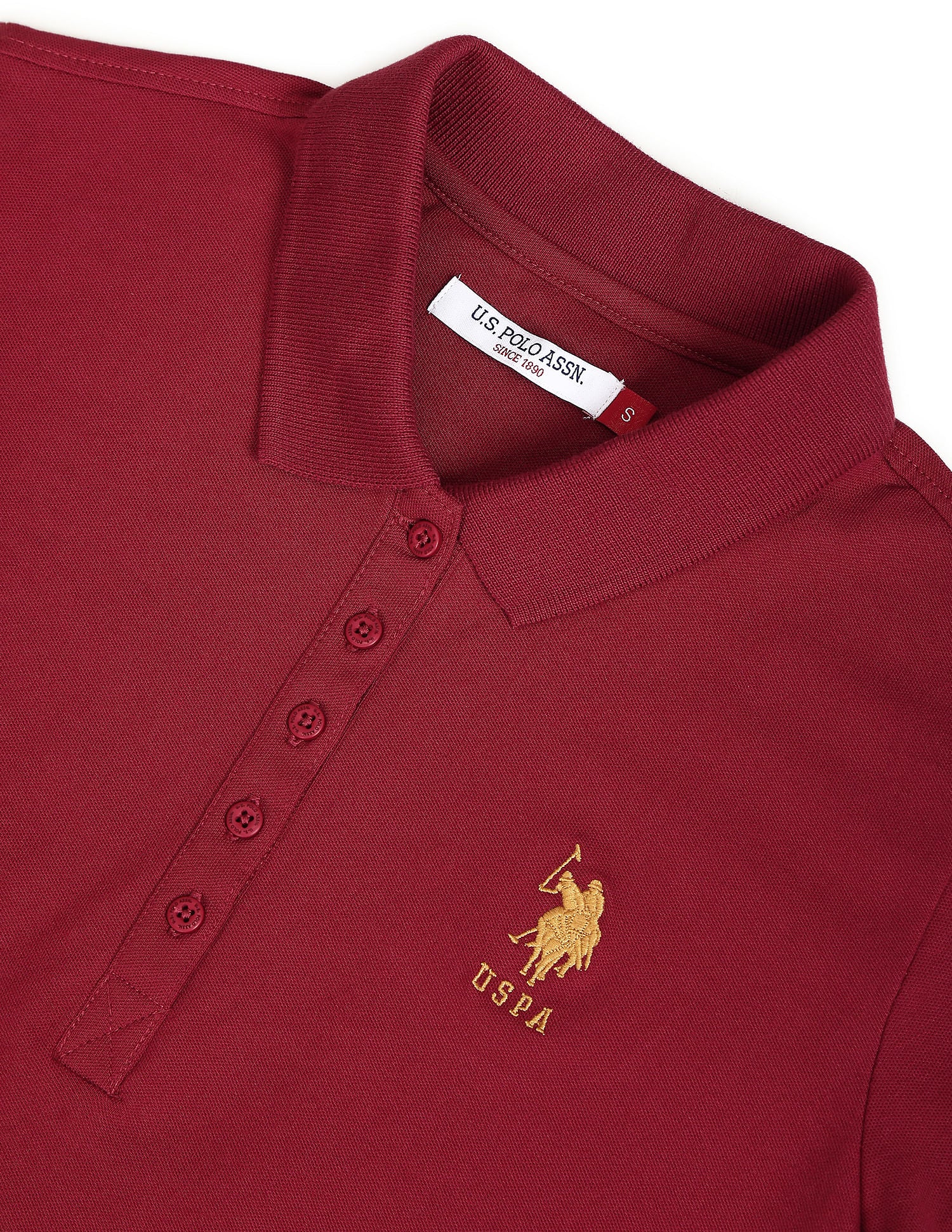Solid Slim Polo Shirt - Image 2
