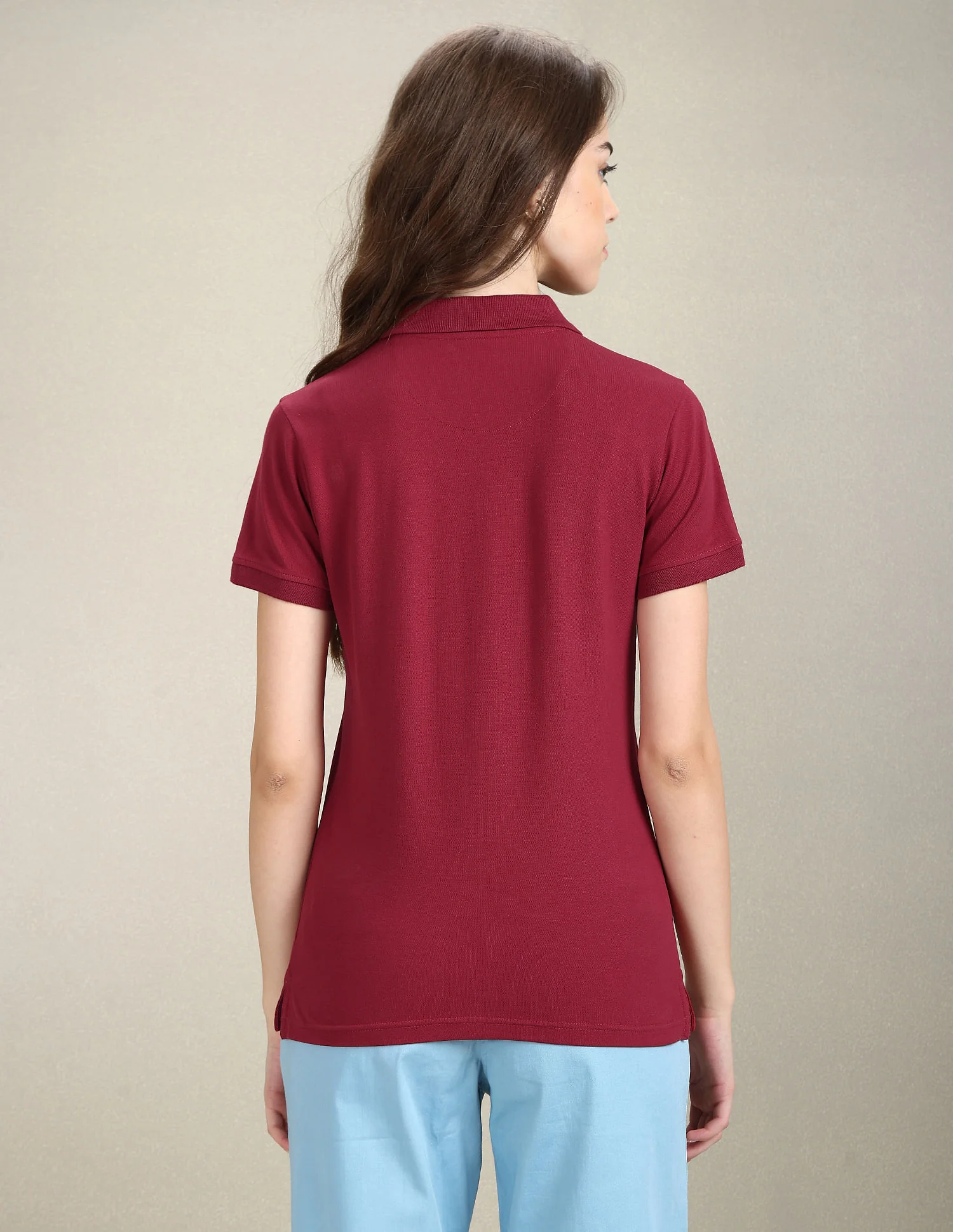 Solid Slim Polo Shirt - Image 5