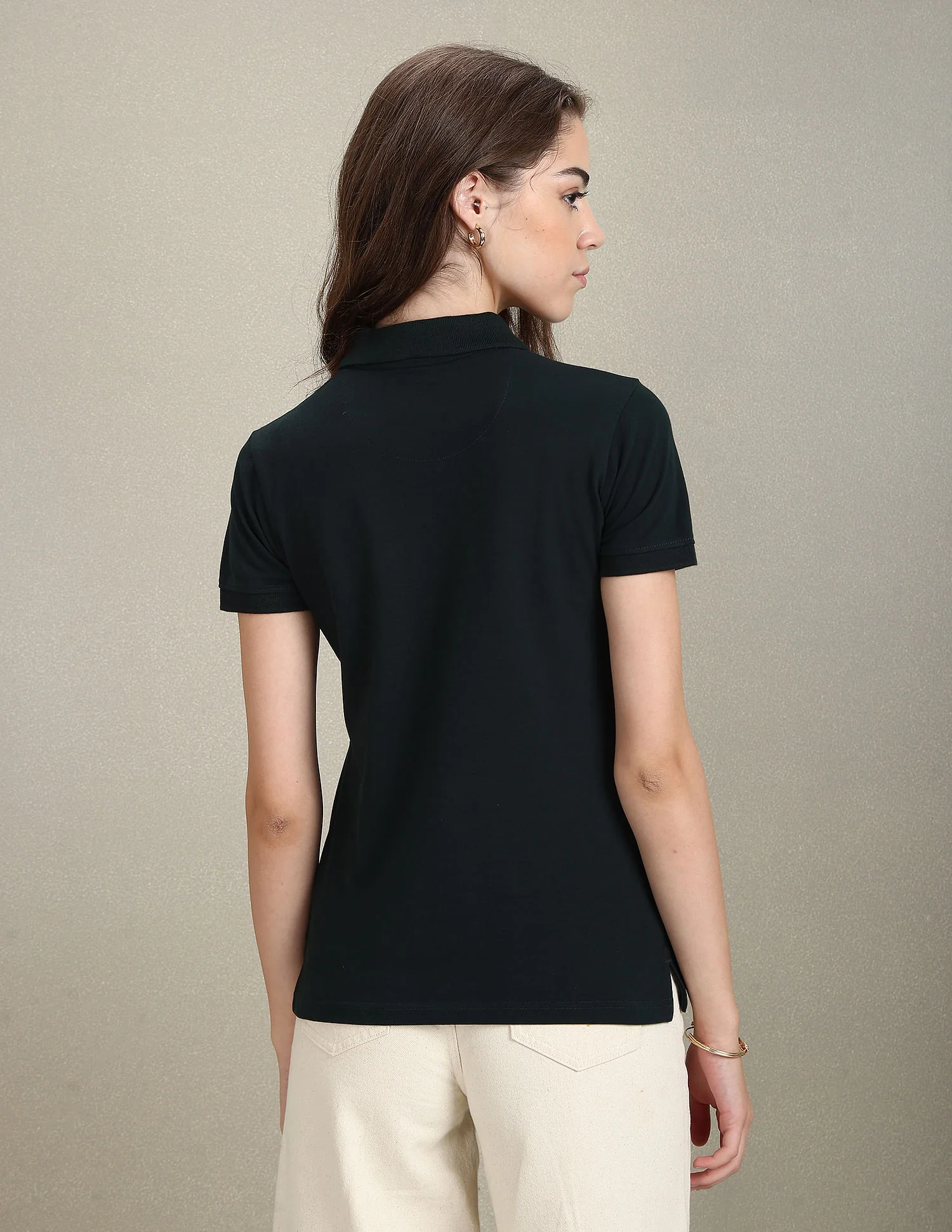 Solid Slim Polo Shirt - Image 5