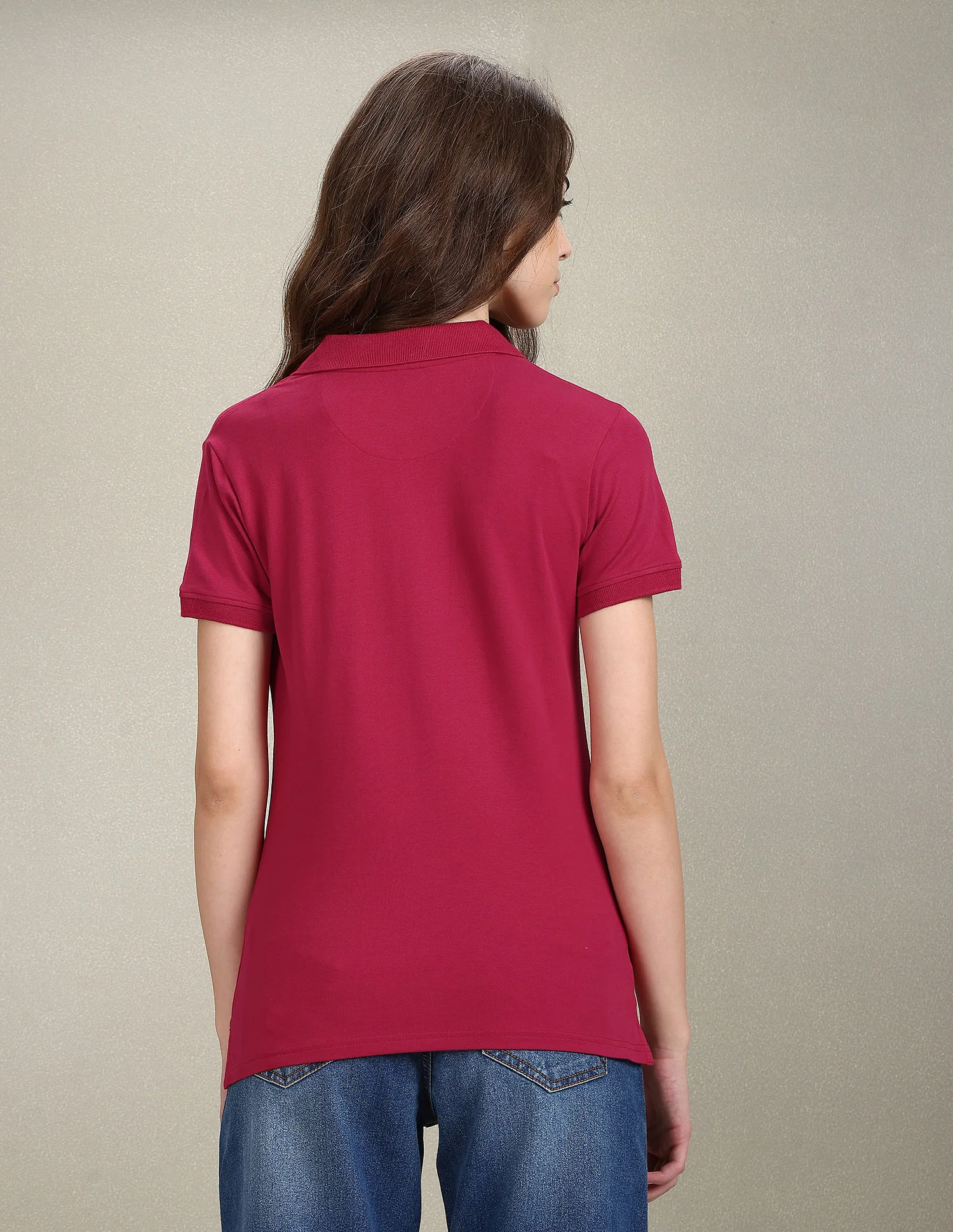 Solid Slim Polo Shirt - Image 5