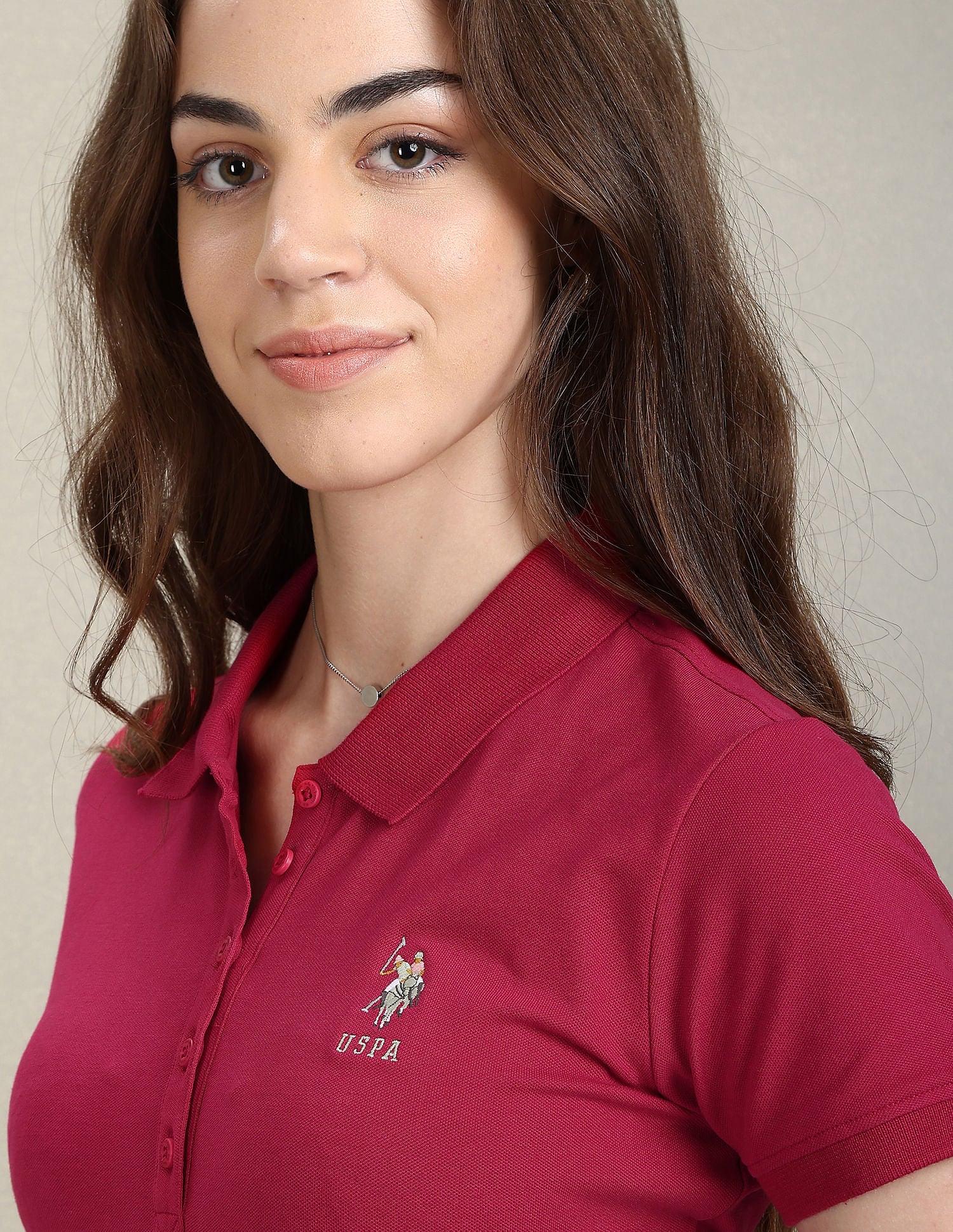 Solid Slim Polo Shirt - Image 7