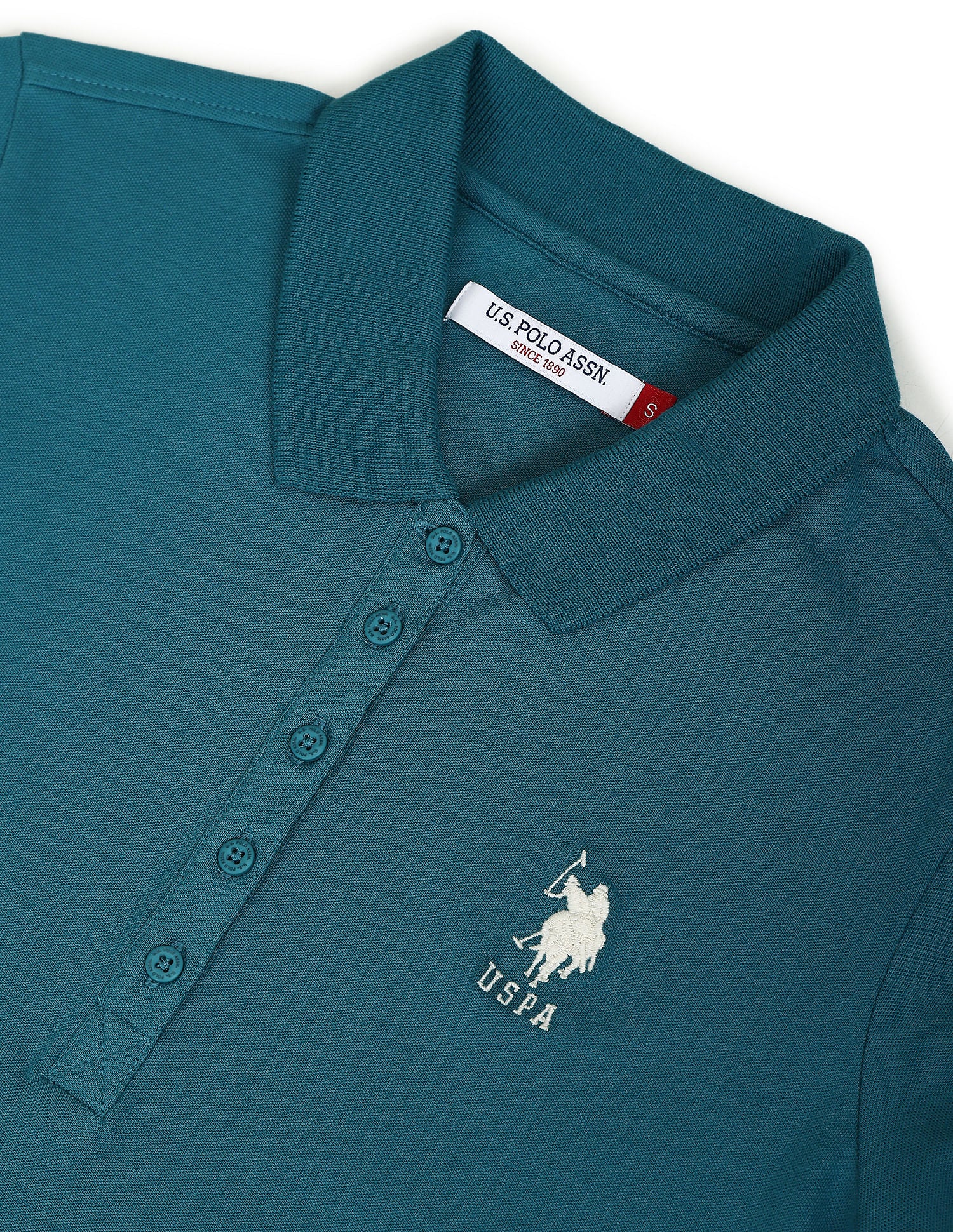 Solid Slim Polo Shirt - Image 2