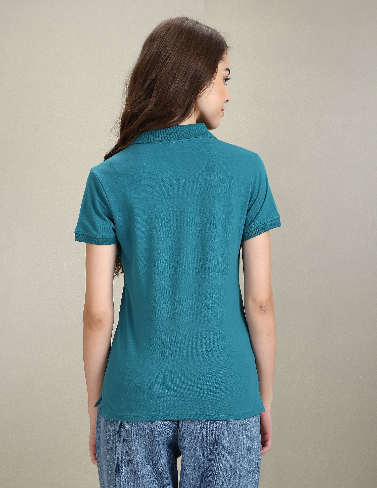 Solid Slim Polo Shirt - Image 5