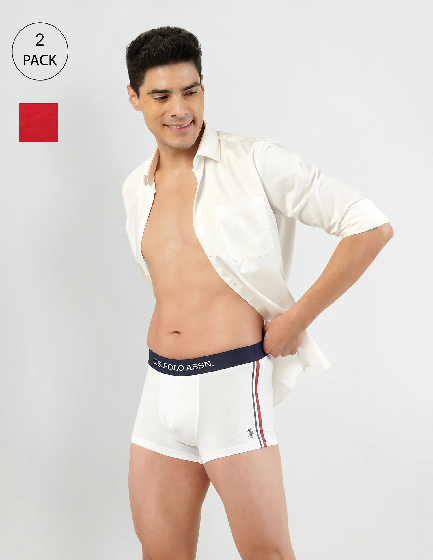 Solid Super Soft ET001 Trunks - Pack Of 2