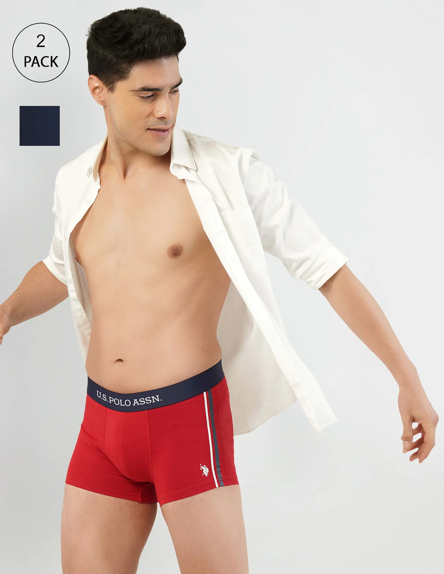 Solid Super Soft ET001 Trunks - Pack Of 2