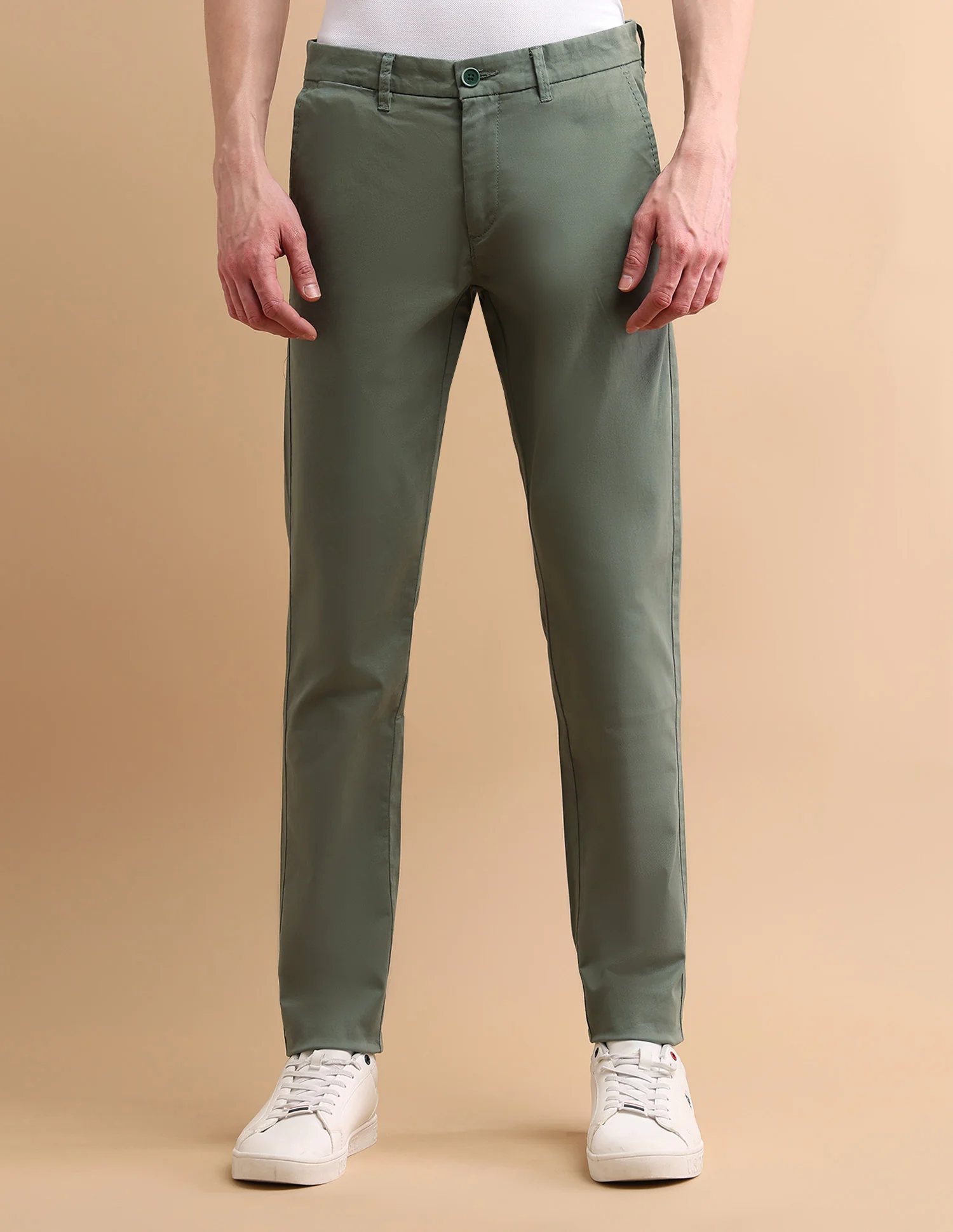 Solid Twill Trousers - Image 6