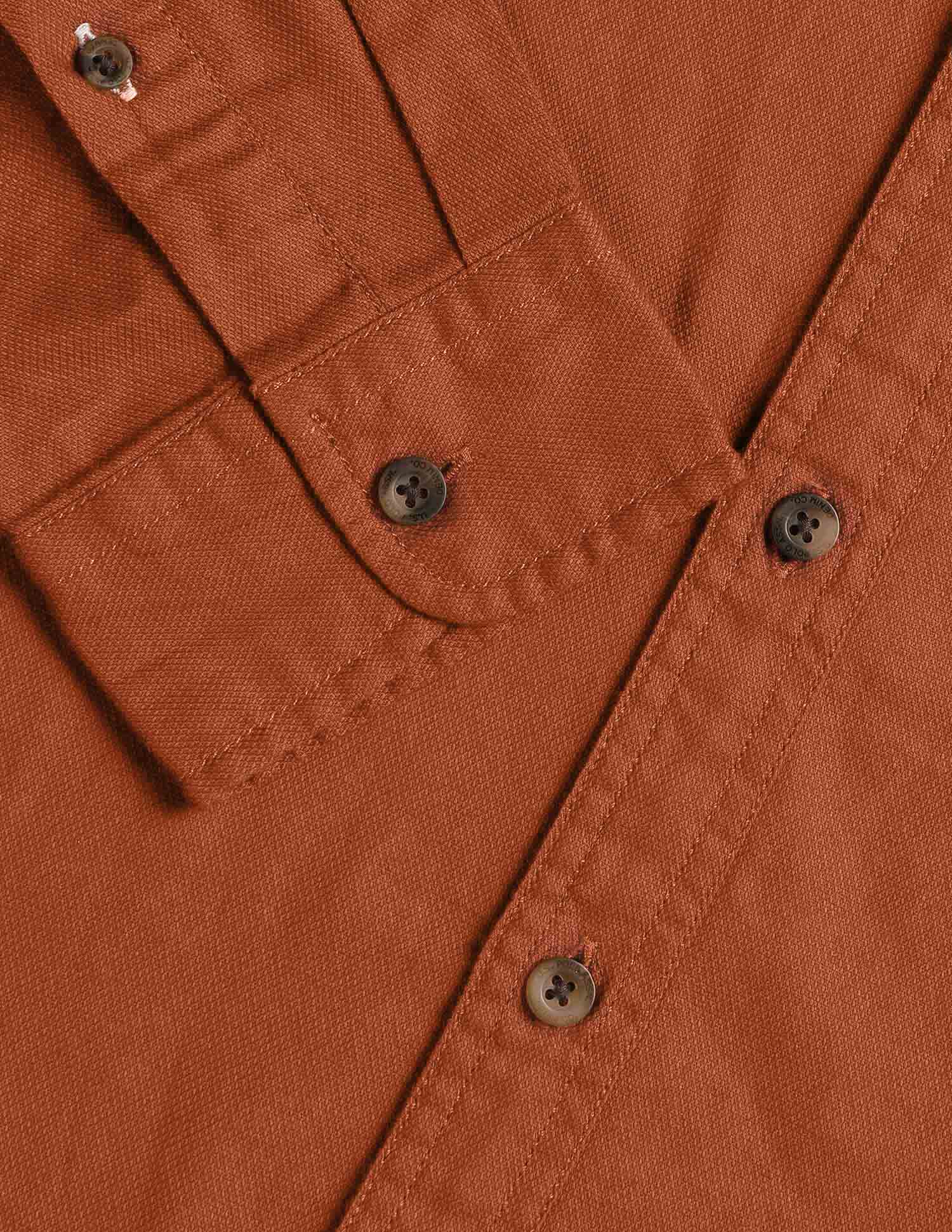 Spread Collar Dobby Shirt - Image 8