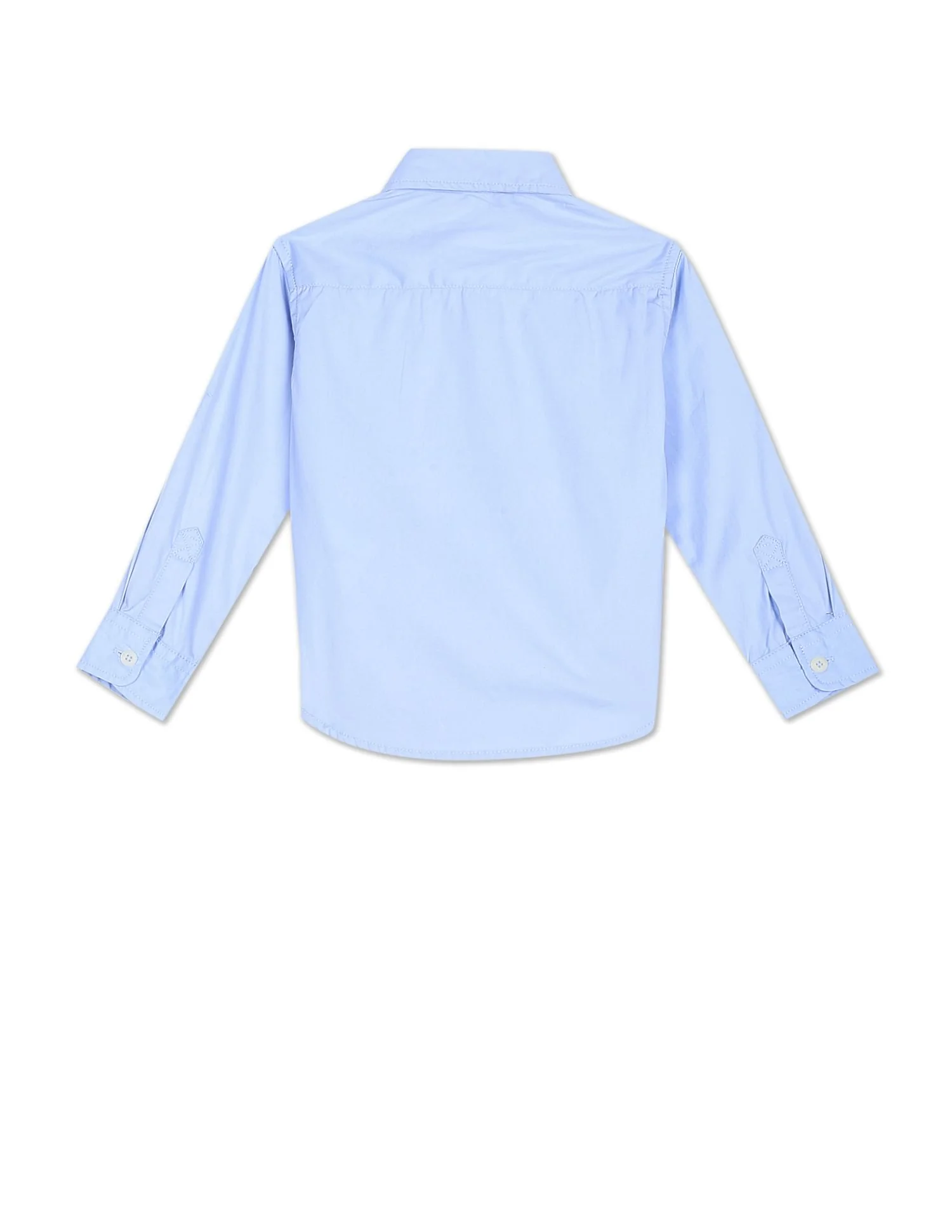Spread Collar Patch Pocket Polo Shirt - Image 2
