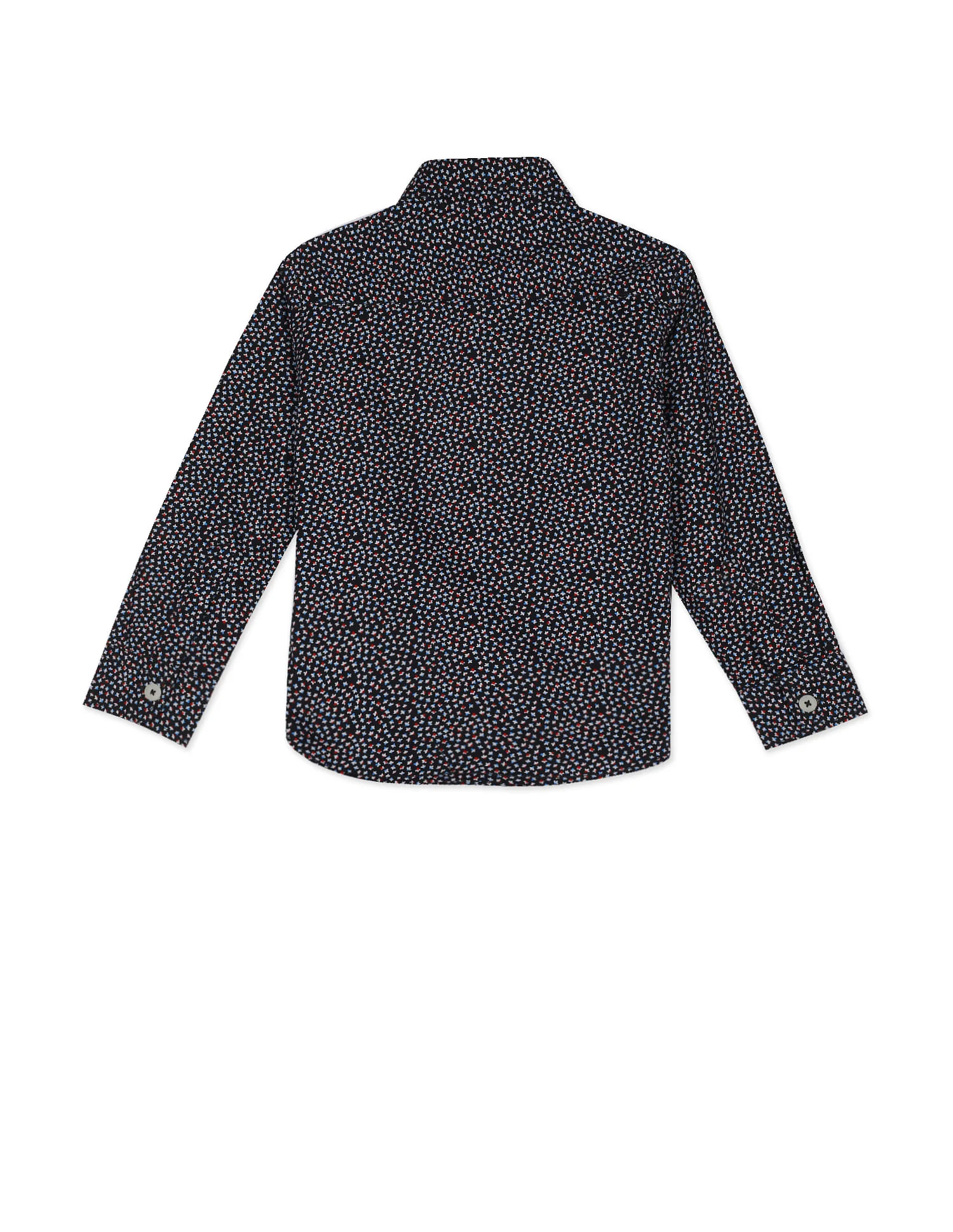 Spread Collar Printed Shirt - Image 2