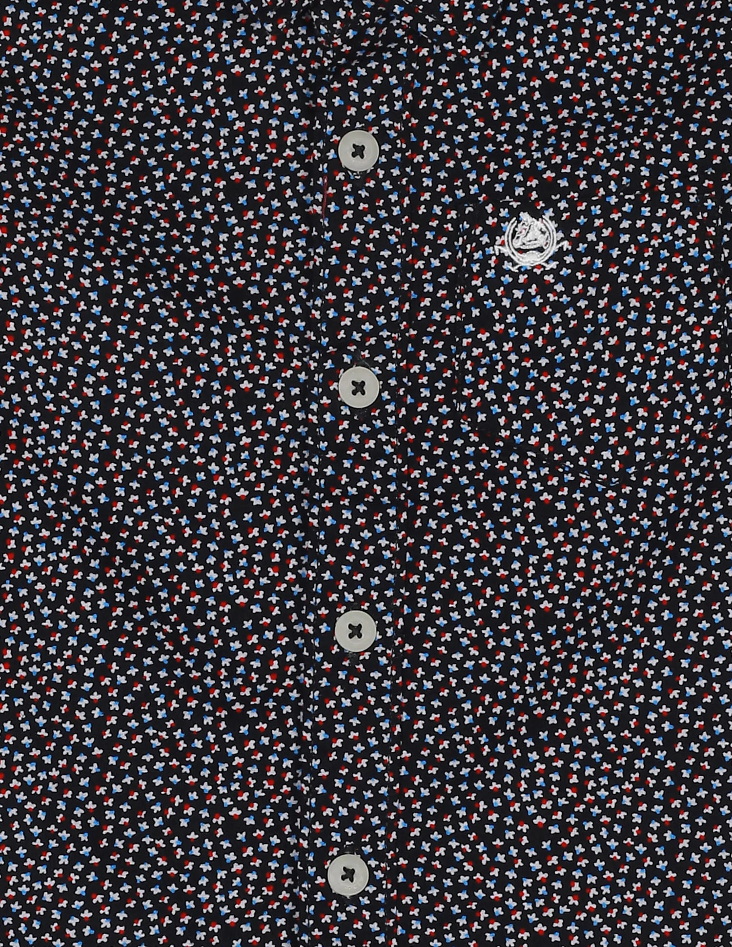 Spread Collar Printed Shirt - Image 3