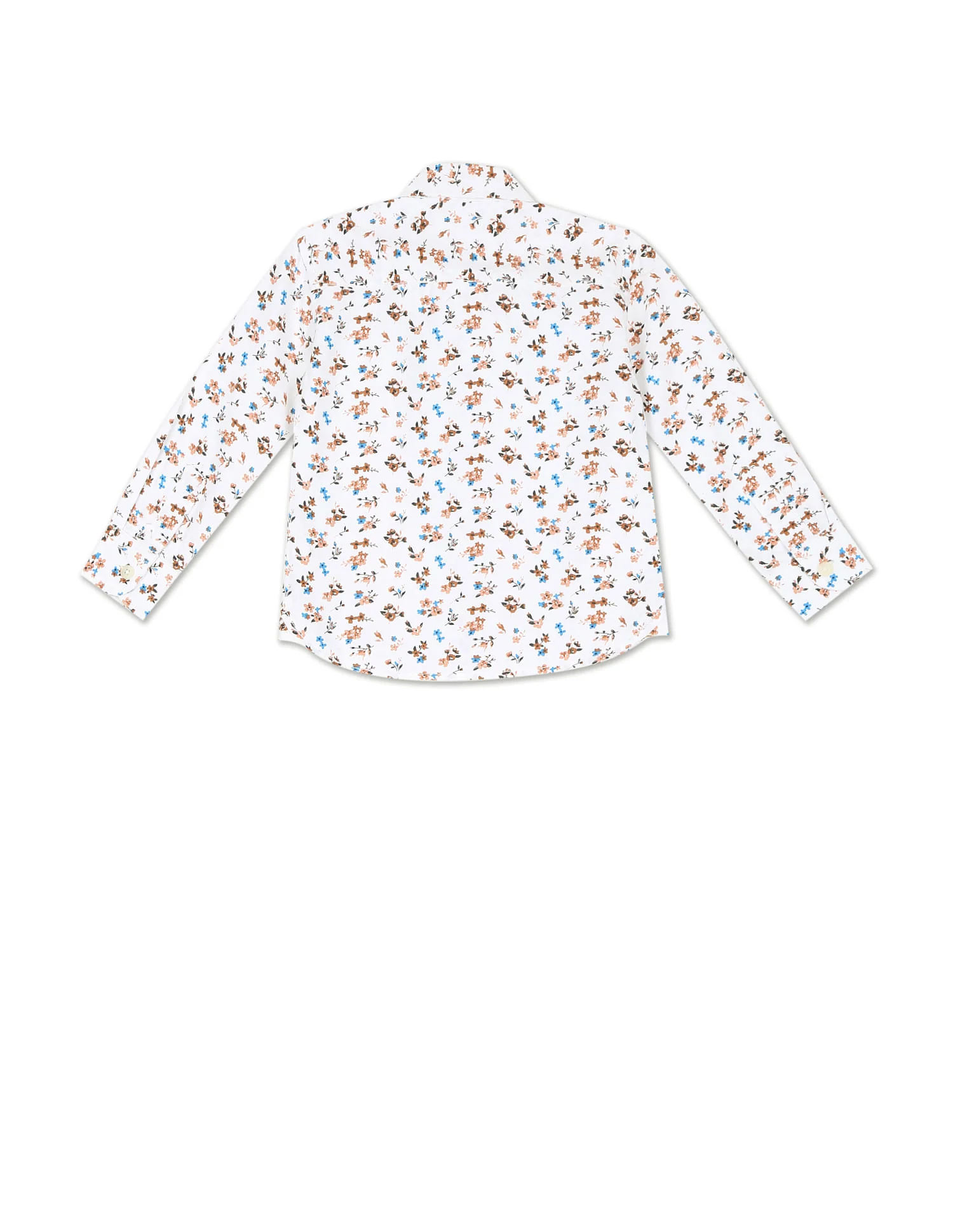 Spread Collar Printed Shirt - Image 2