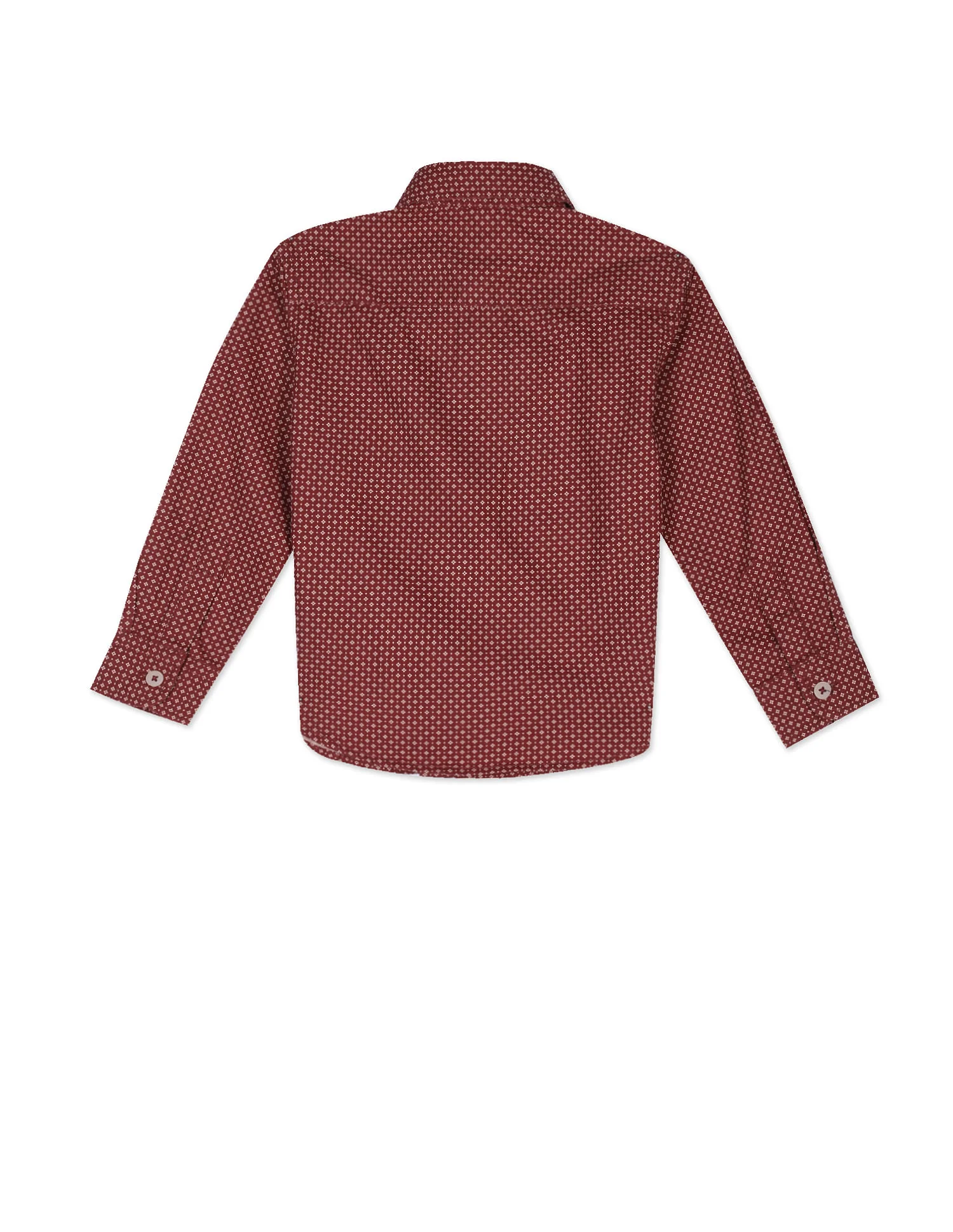Spread Collar Printed Shirt - Image 2