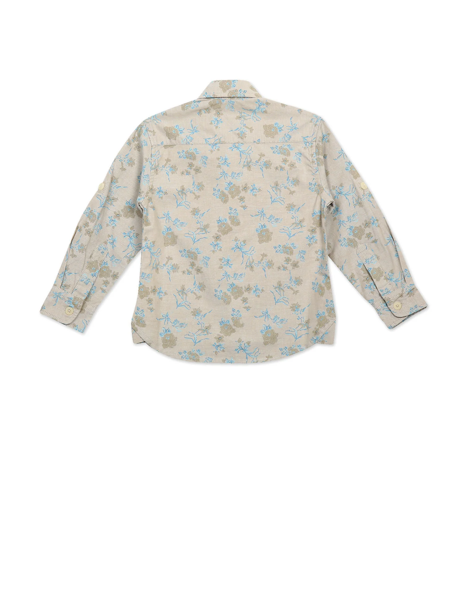 Spread Collar Printed Shirt - Image 2