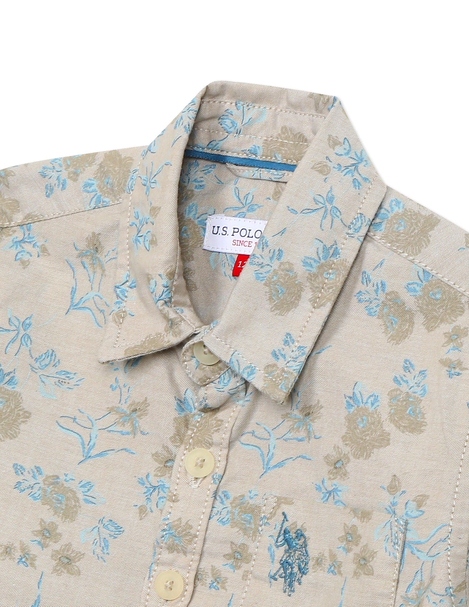 Spread Collar Printed Shirt - Image 3