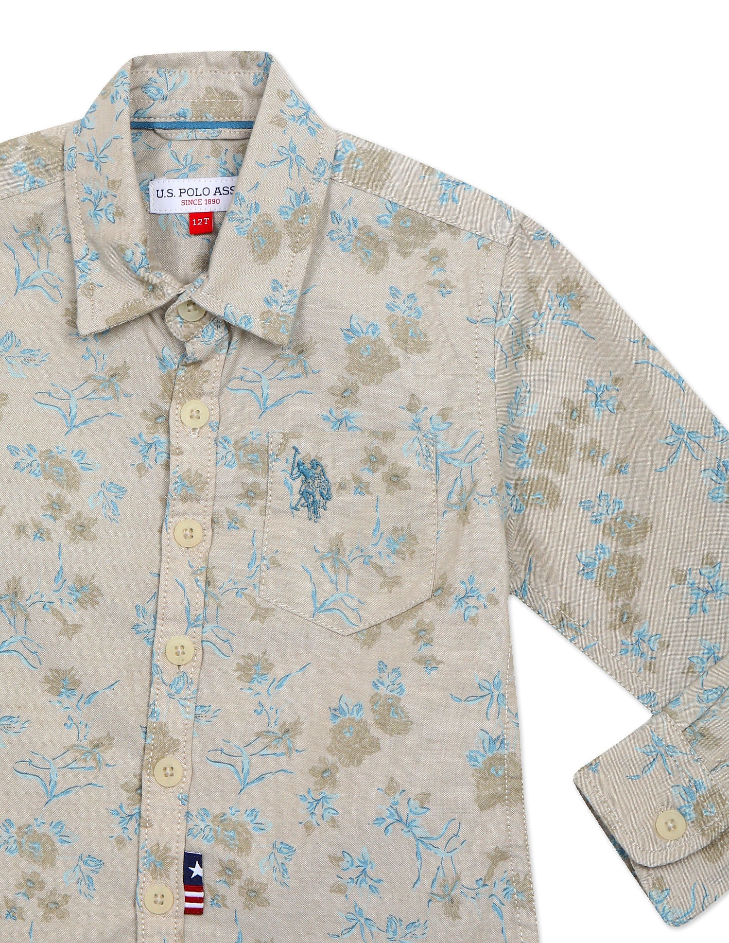 Spread Collar Printed Shirt - Image 4