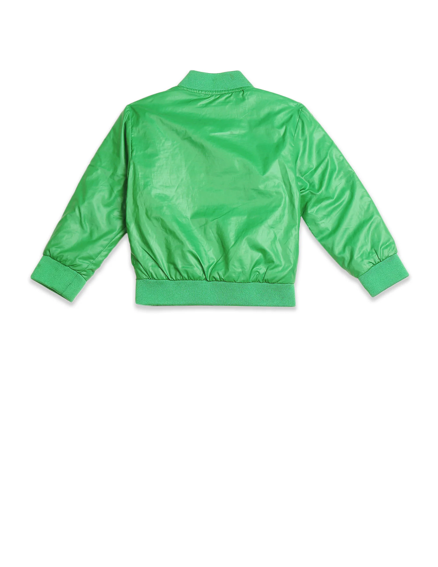 Stand Collar Solid Jacket - Image 2