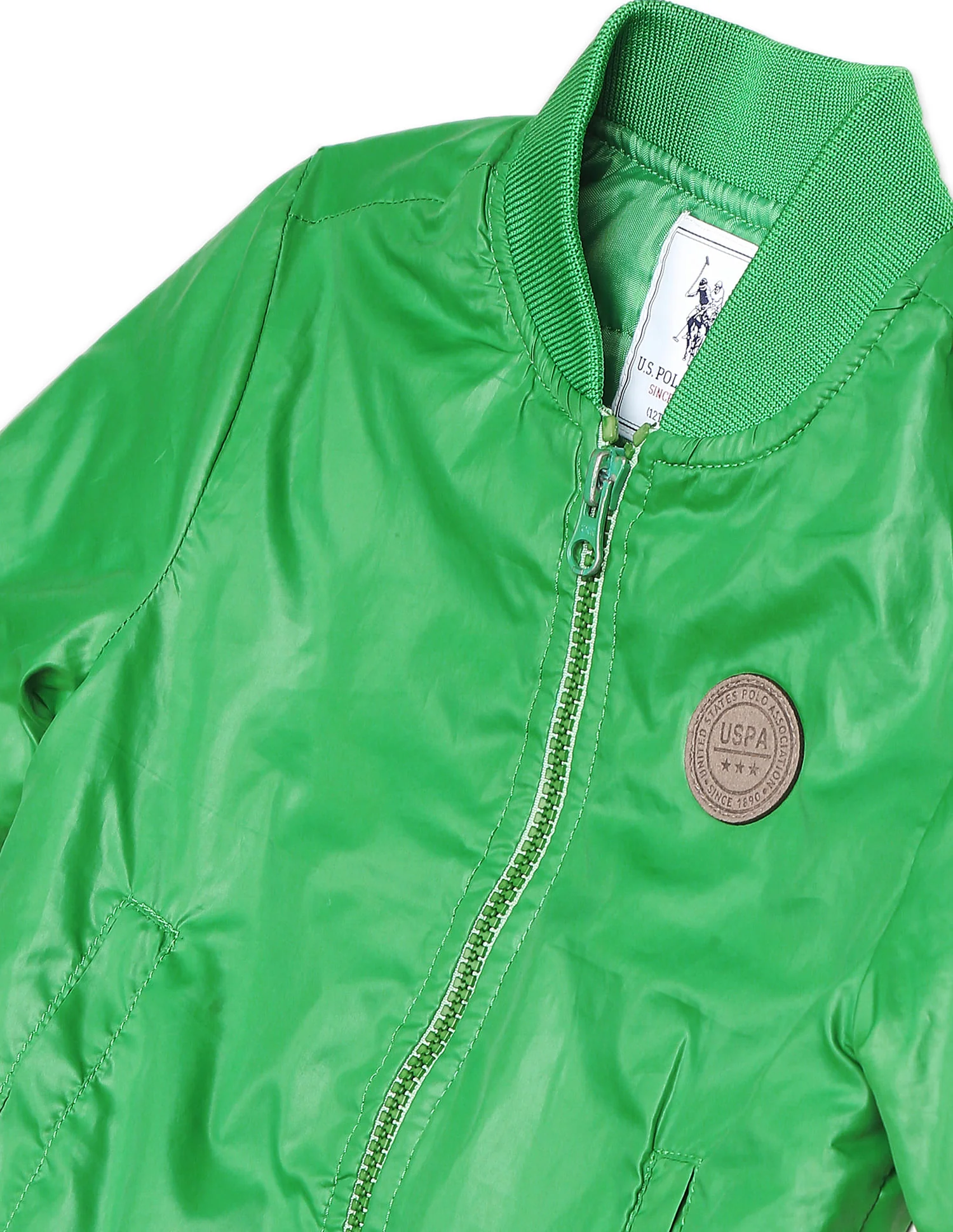 Stand Collar Solid Jacket - Image 3