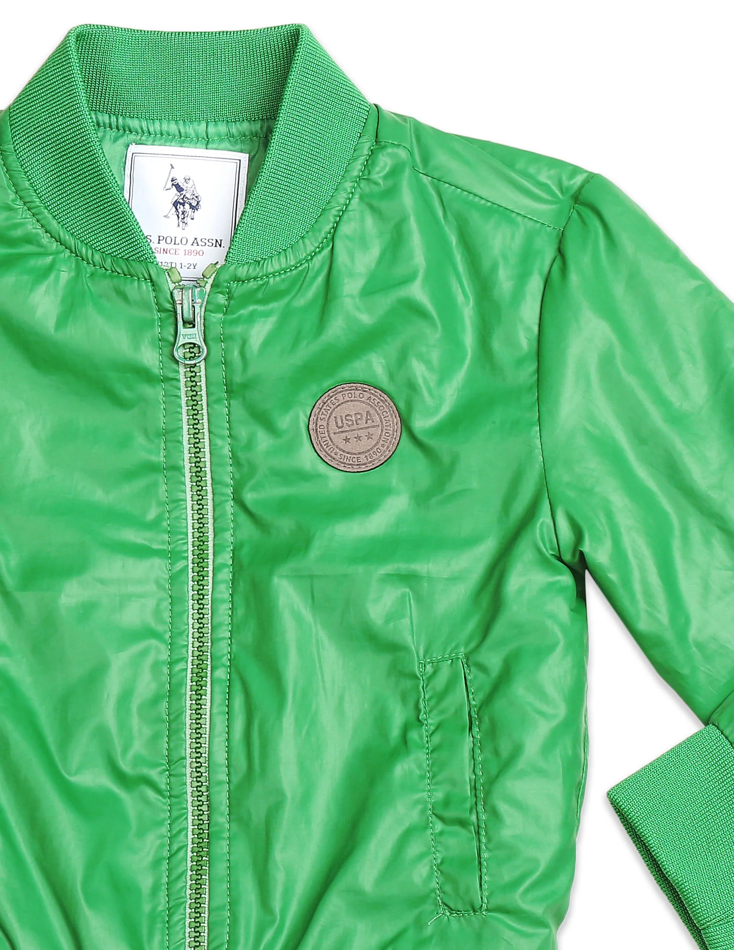 Stand Collar Solid Jacket - Image 4