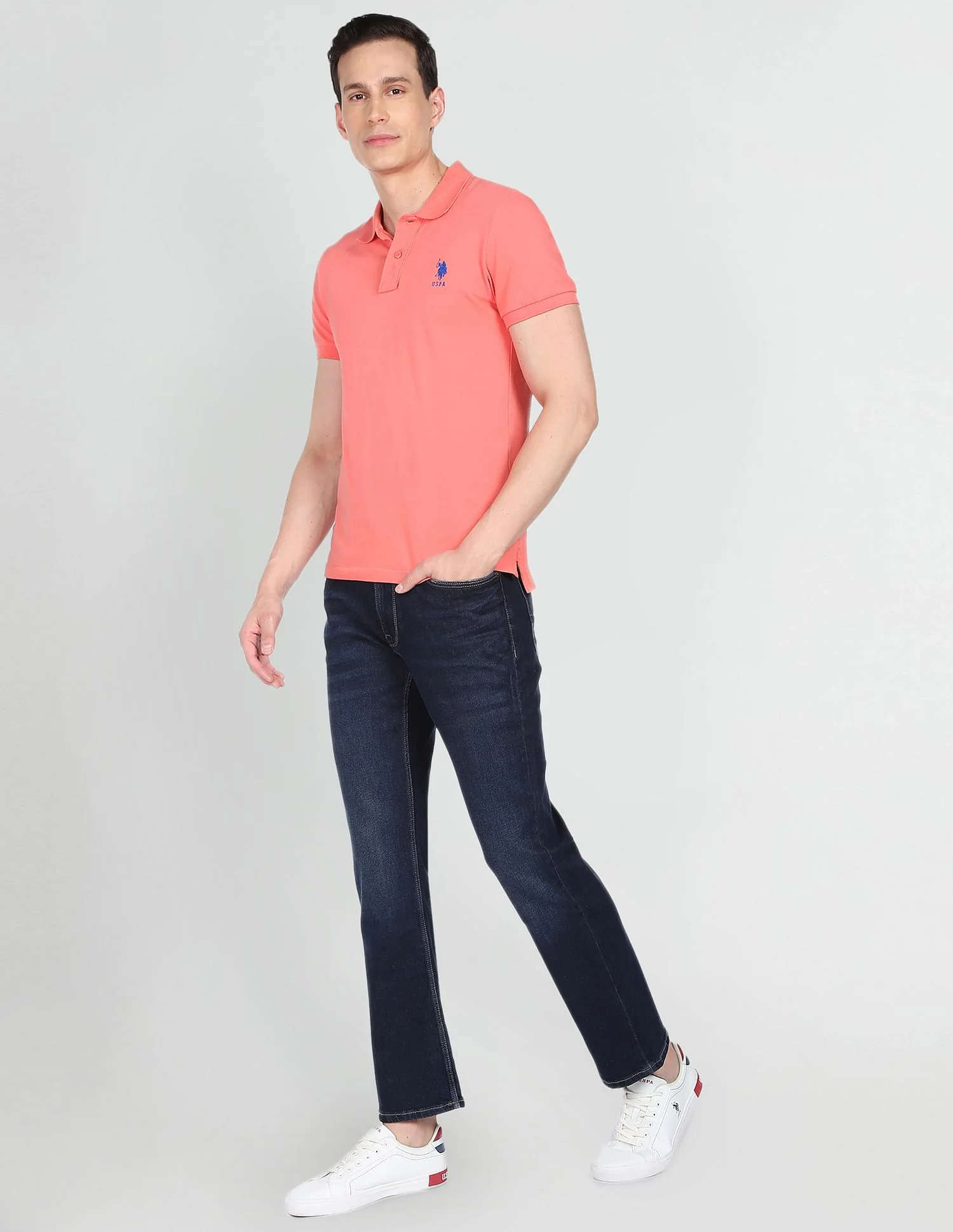 Stone Wash Connor Bootcut Fit Jeans - Image 3