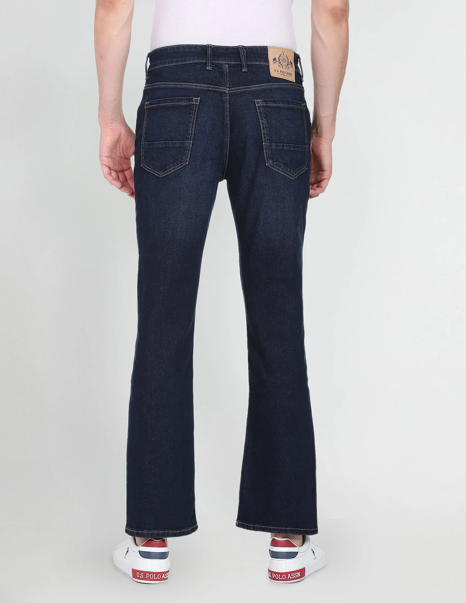 Stone Wash Connor Bootcut Fit Jeans - Image 5