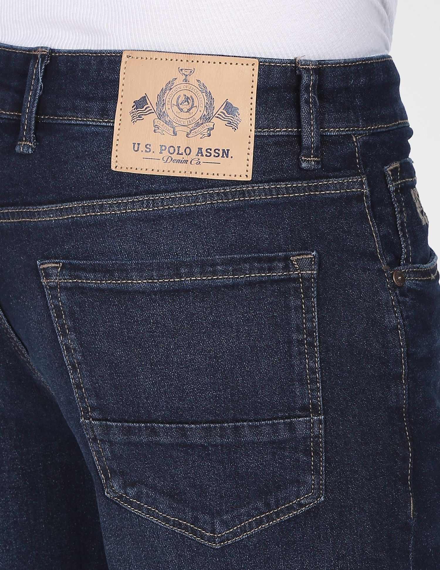 Stone Wash Connor Bootcut Fit Jeans - Image 7