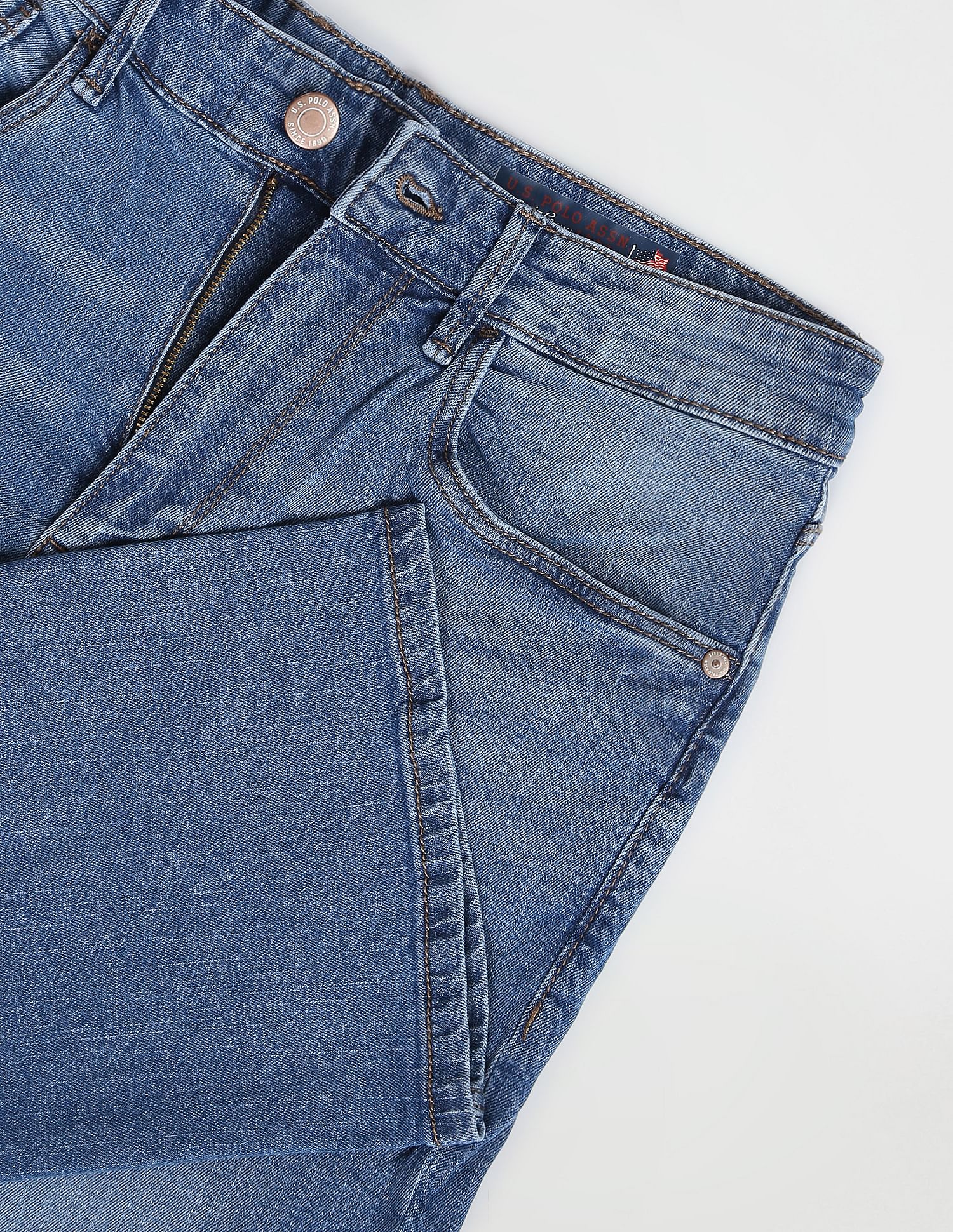 Stone Wash Connor Bootcut Fit Jeans - Image 2