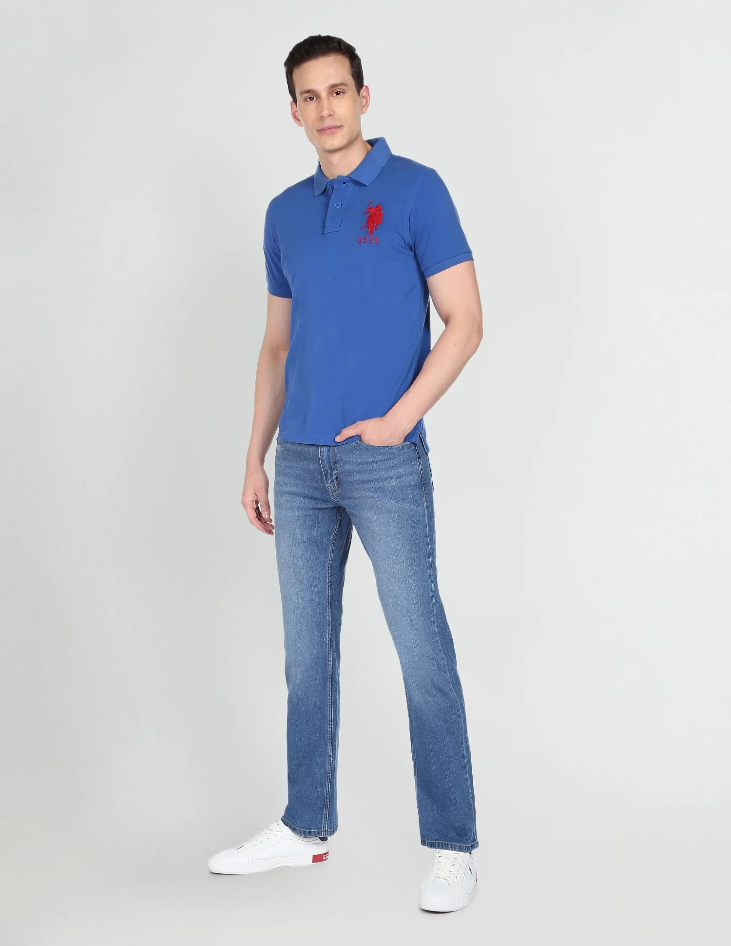 Stone Wash Connor Bootcut Fit Jeans - Image 3