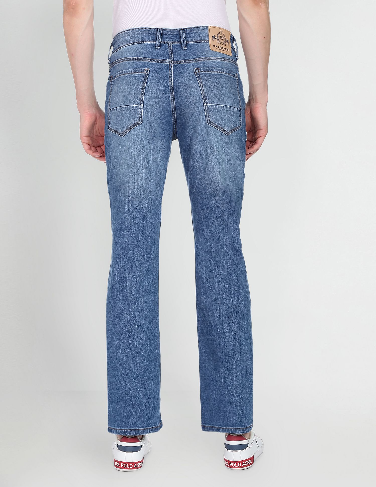 Stone Wash Connor Bootcut Fit Jeans - Image 5