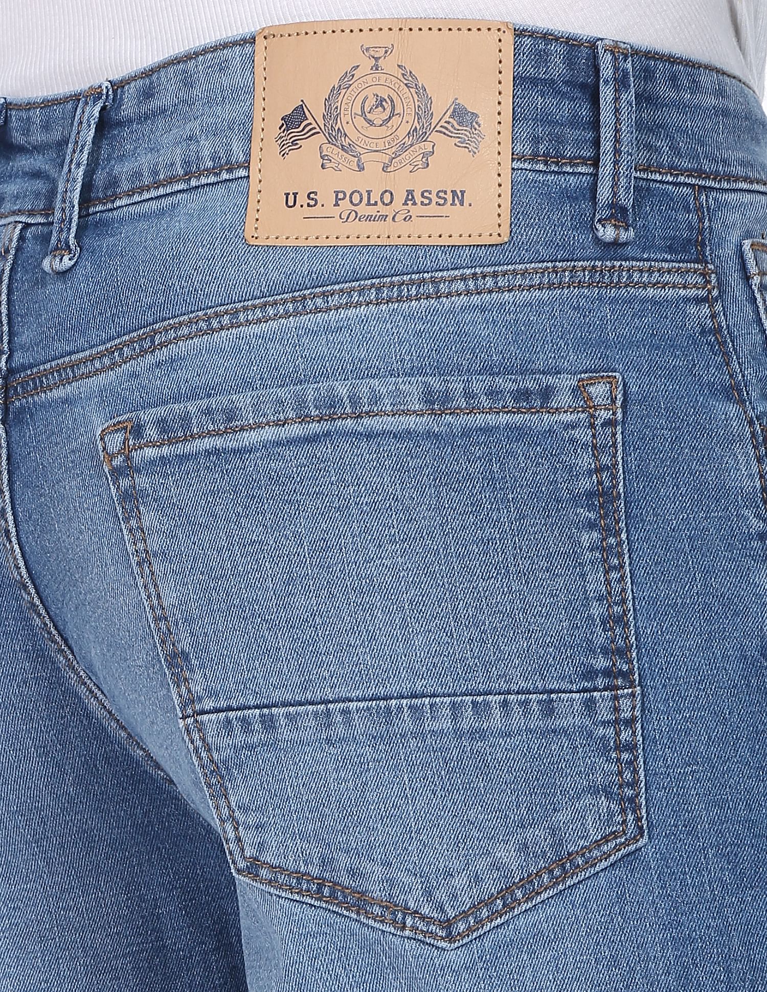Stone Wash Connor Bootcut Fit Jeans - Image 7