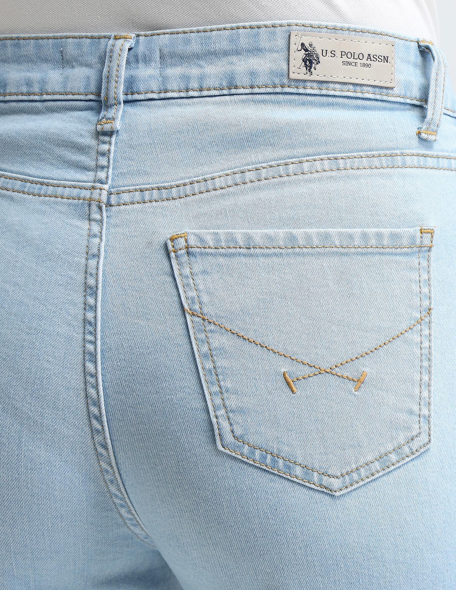 Straight Fit Blue Jeans - Image 8