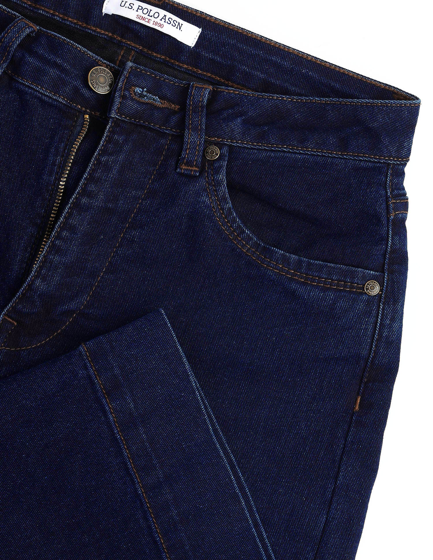 Straight Fit Blue Jeans - Image 2