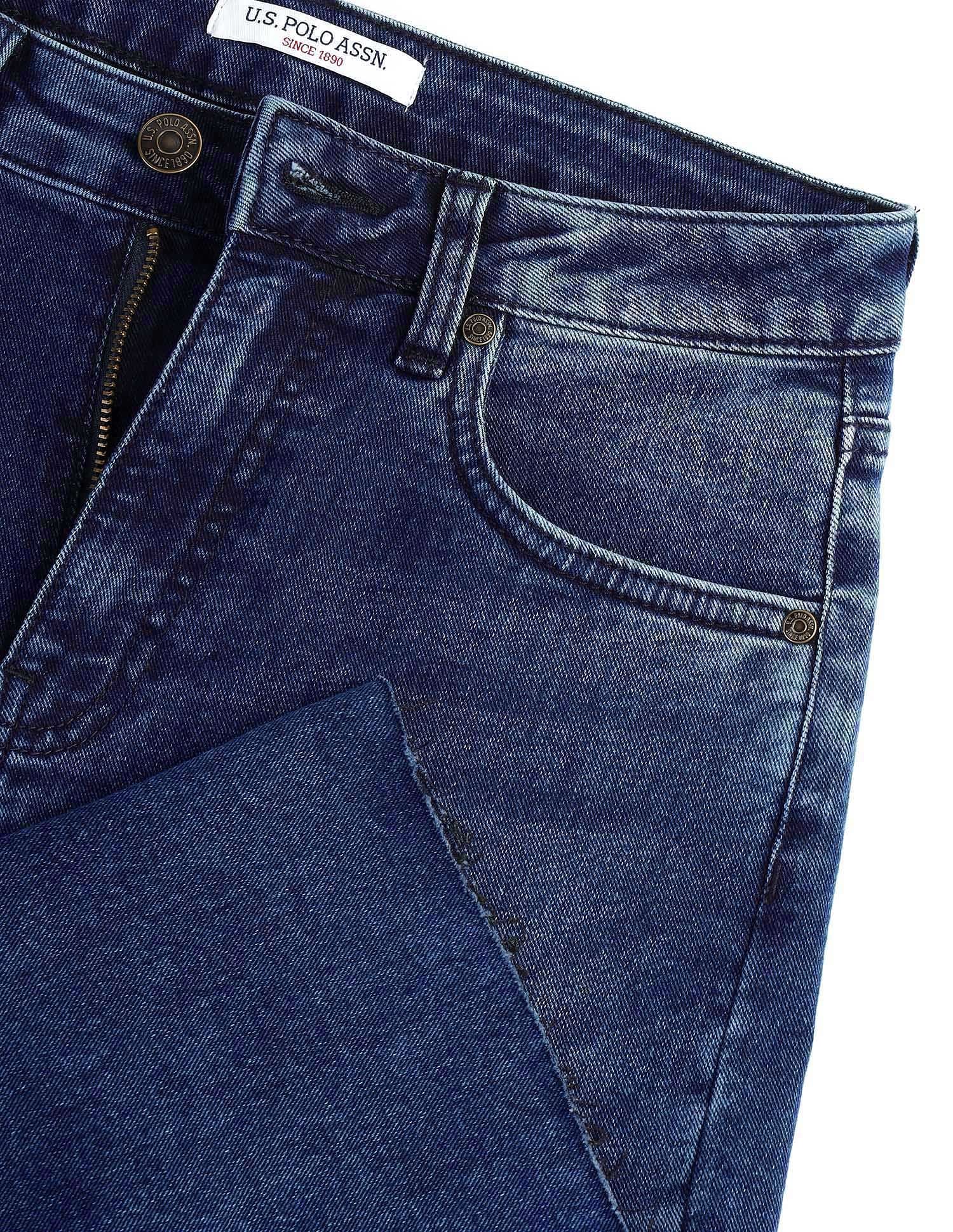 Straight Fit Blue Jeans - Image 2