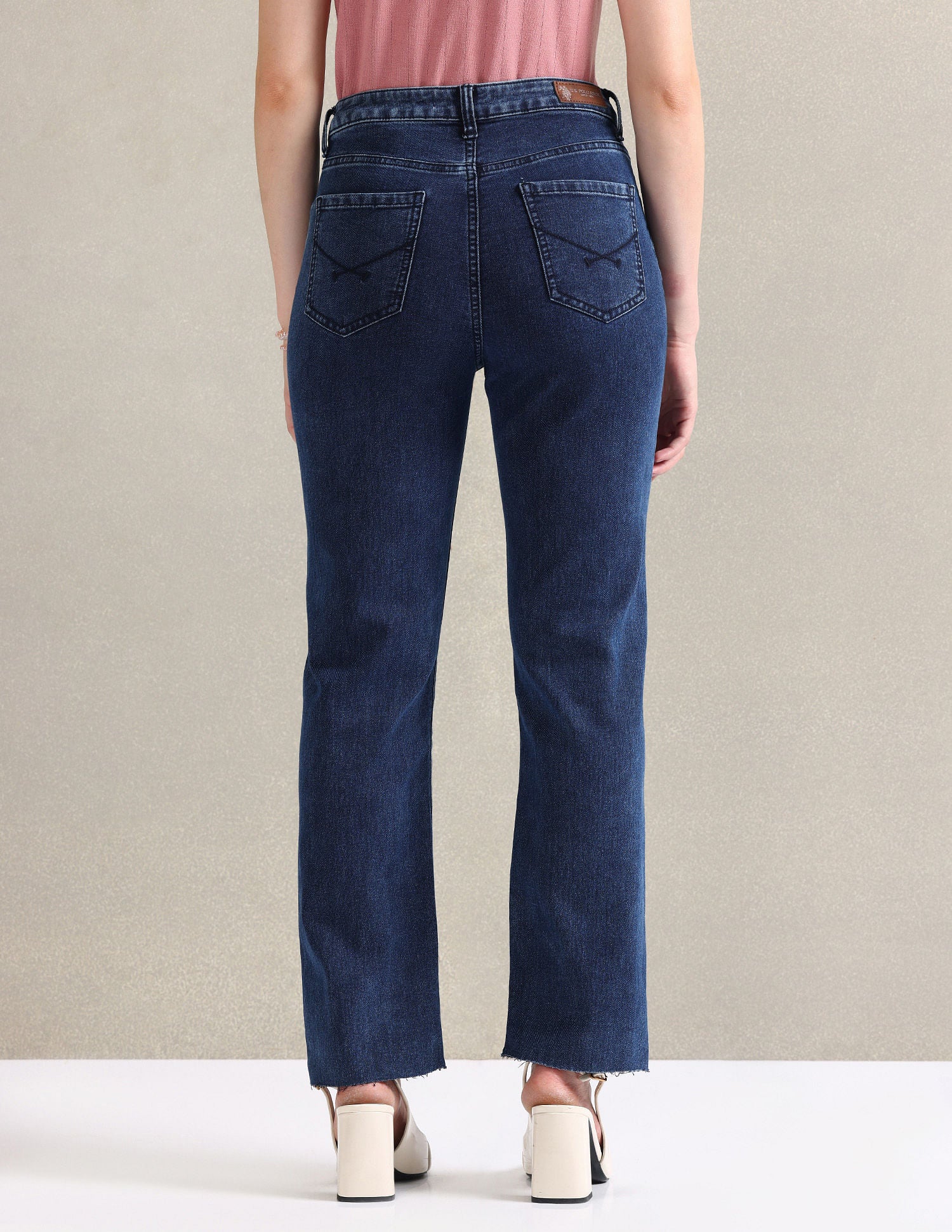 Straight Fit Blue Jeans - Image 5