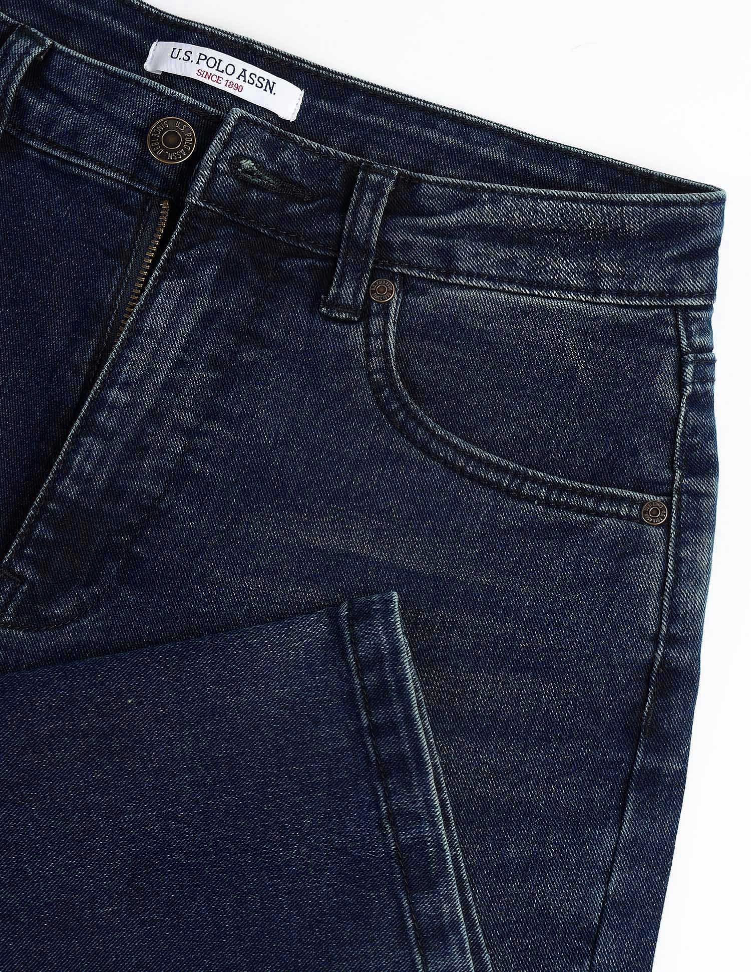 Straight Fit Blue Jeans - Image 2