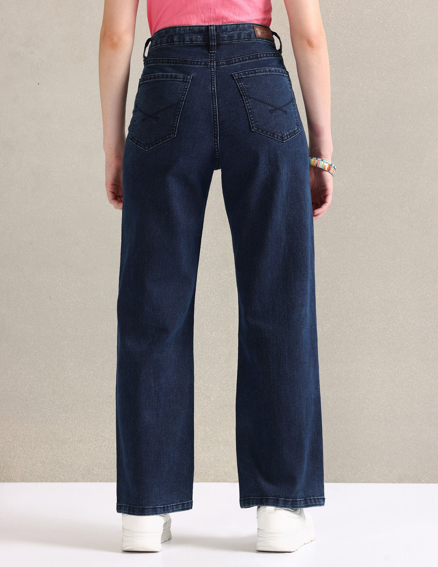 Straight Fit Blue Jeans - Image 5