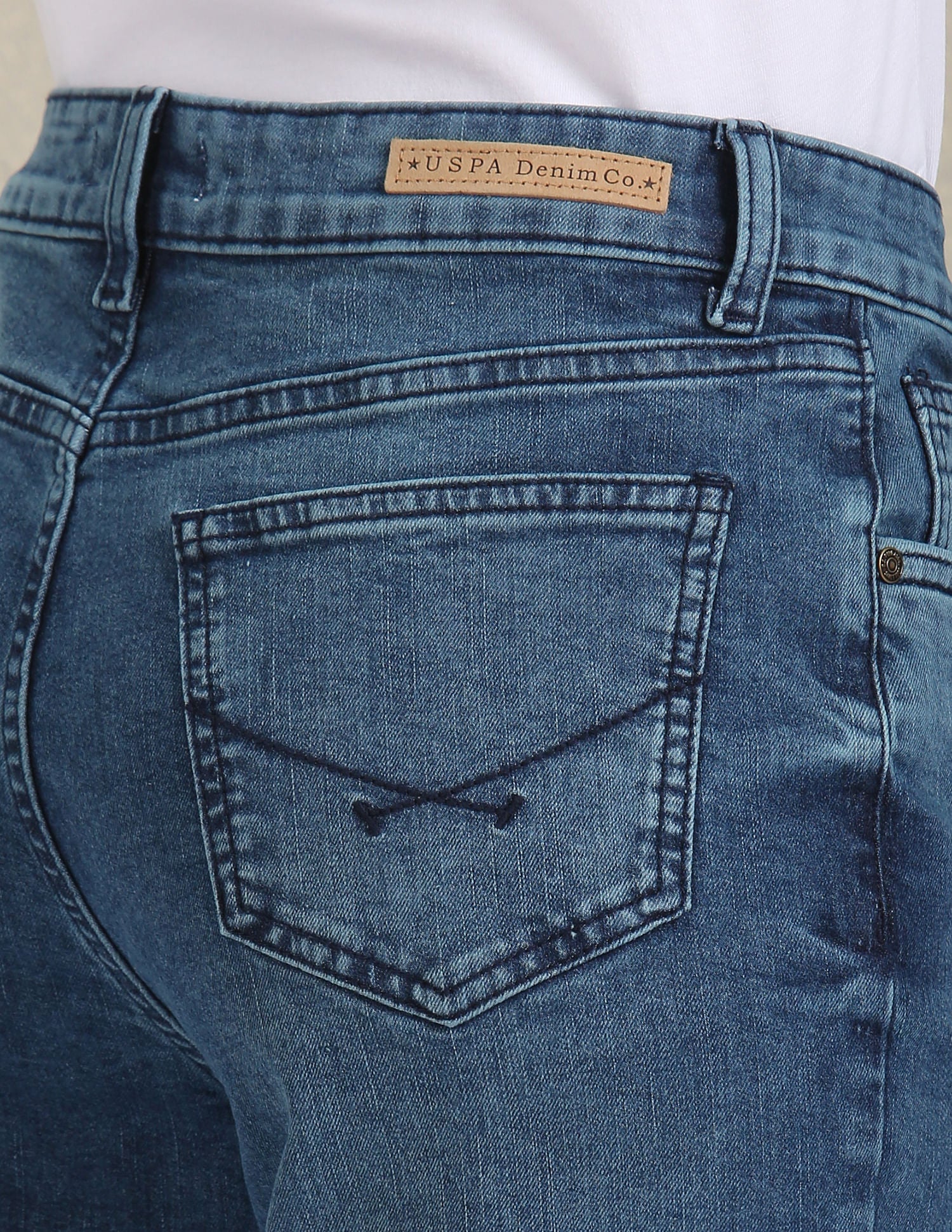 Straight Fit High Rise Jeans - Image 7