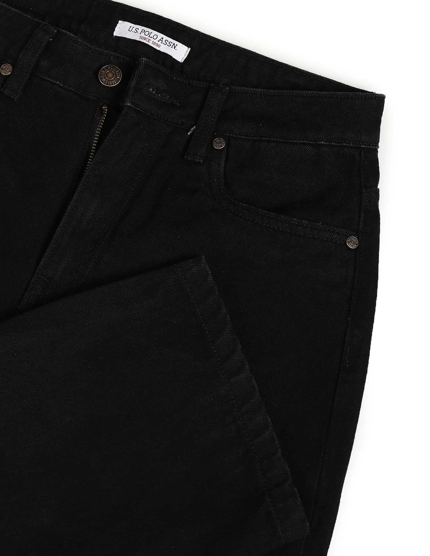 Straight Fit Mid Rise Jeans - Image 2