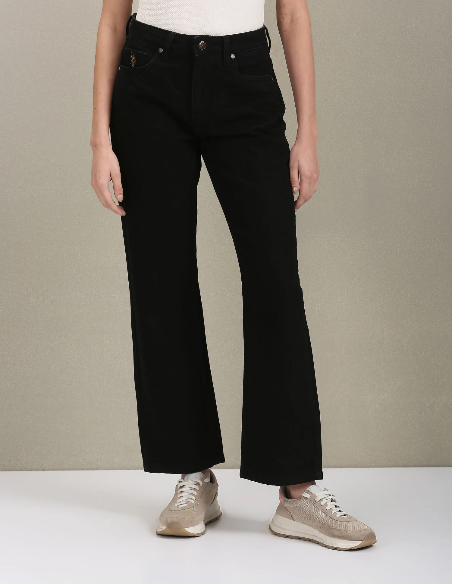 Straight Fit Mid Rise Jeans - Image 6