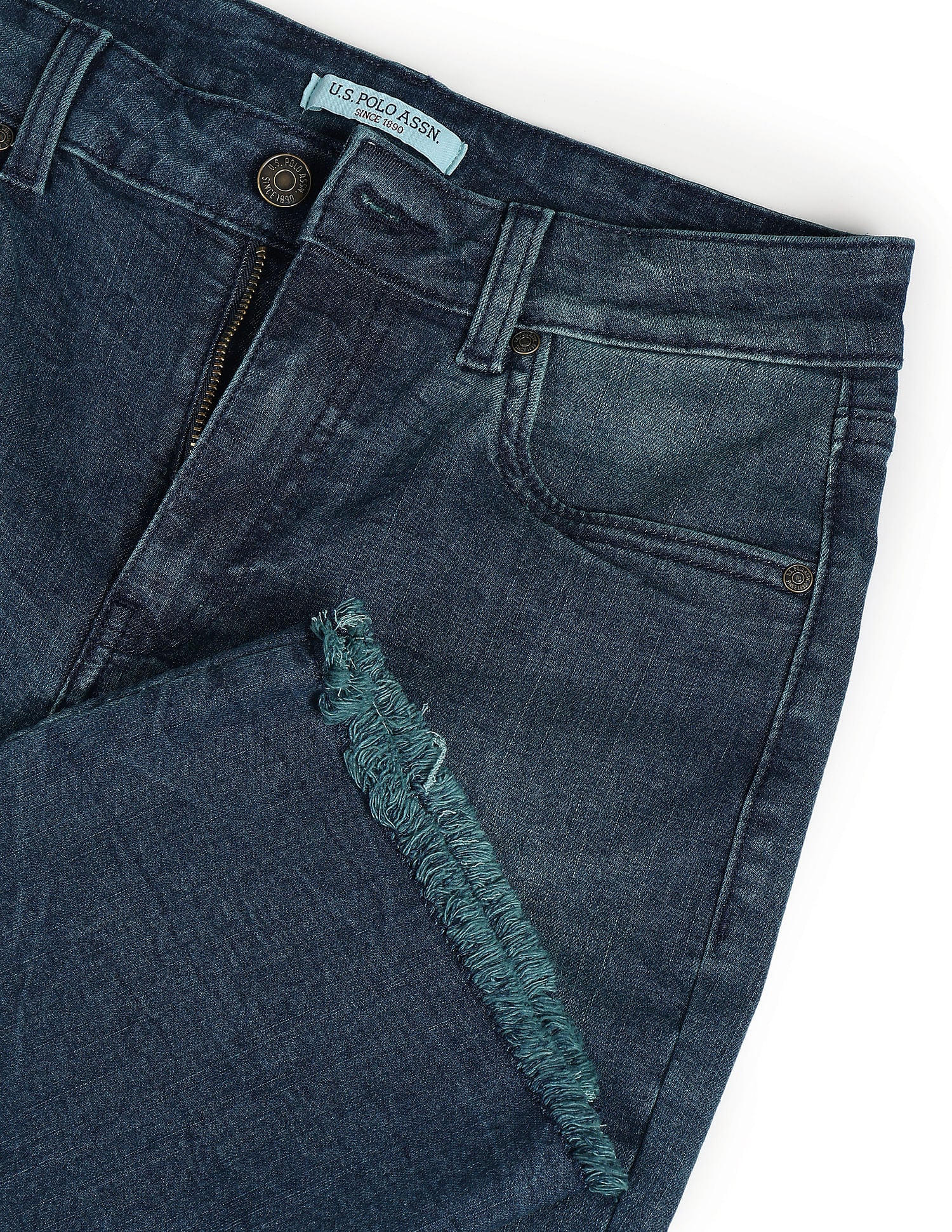 Straight Fit Rinsed Jeans - Image 2